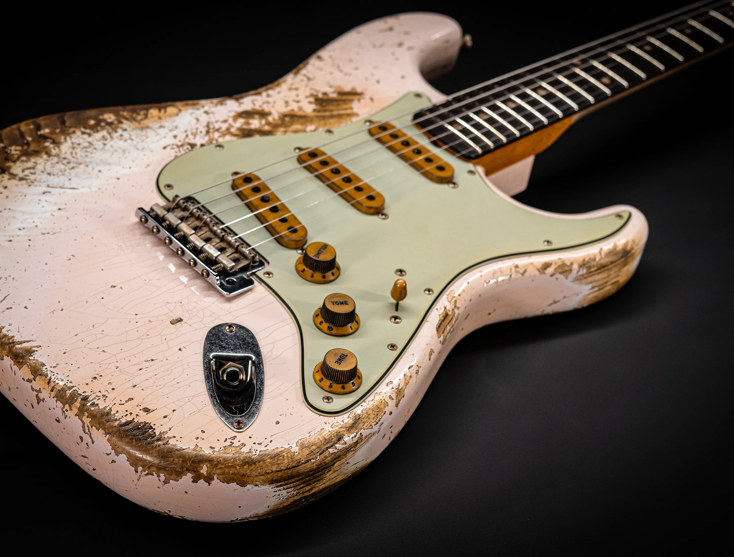 Fender MBD II 1962 Stratocaster MIDAS Super Heavy Relic - ASH Body Shell Pink
