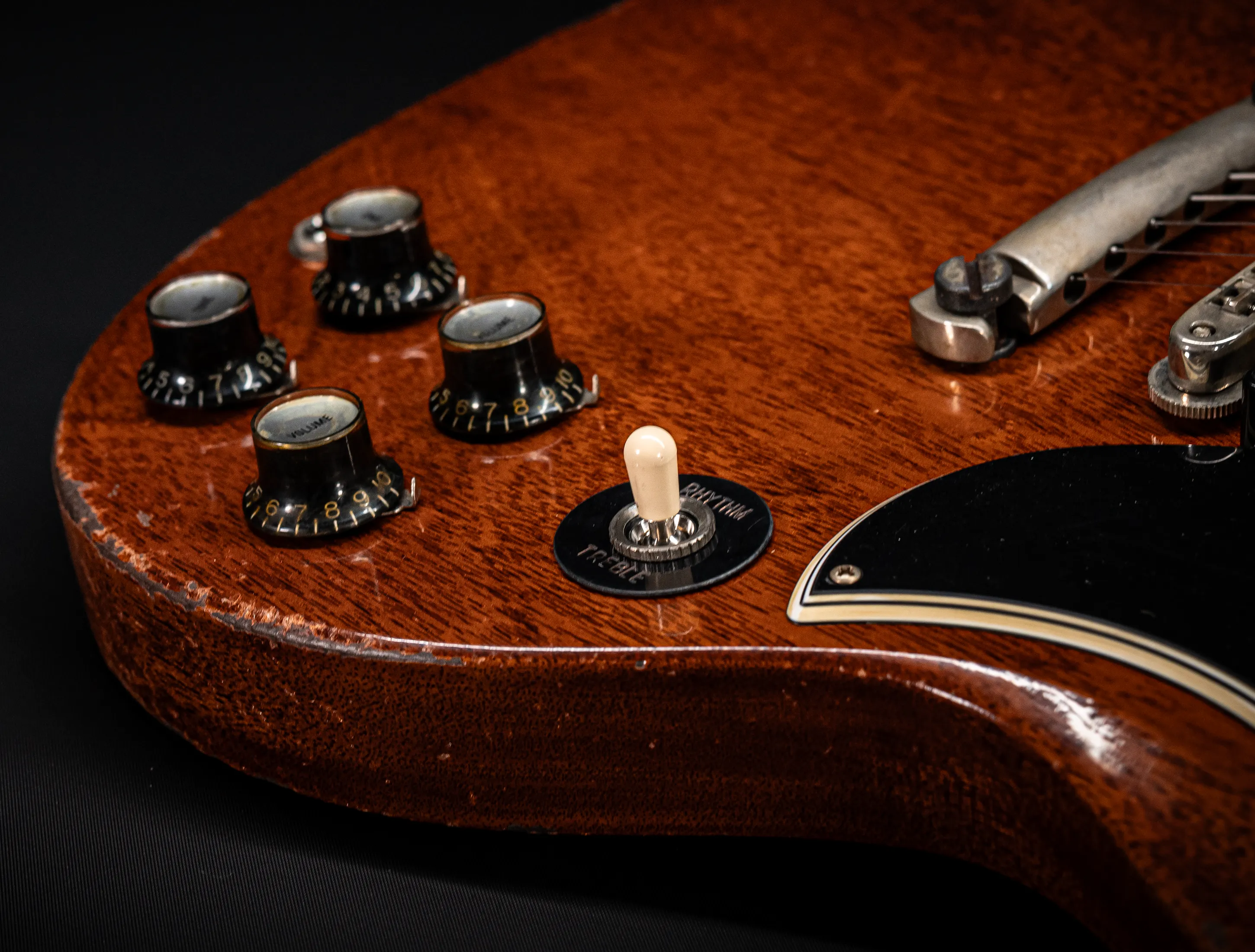 Gibson SG 1961 Standard Murphy Lab Heavy Aged Antique Faded Cherry