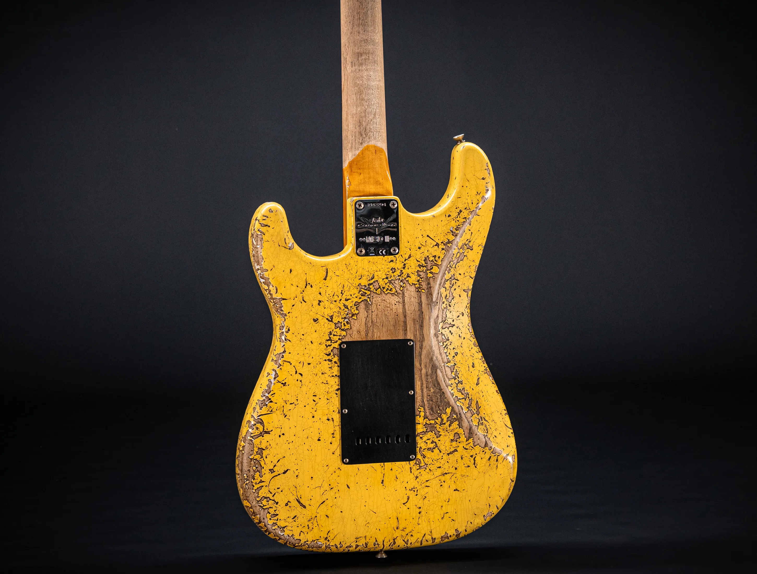 Fender MBD II 1962 Stratocaster MIDAS Super Heavy Relic - ASH Body Graffity Yellow