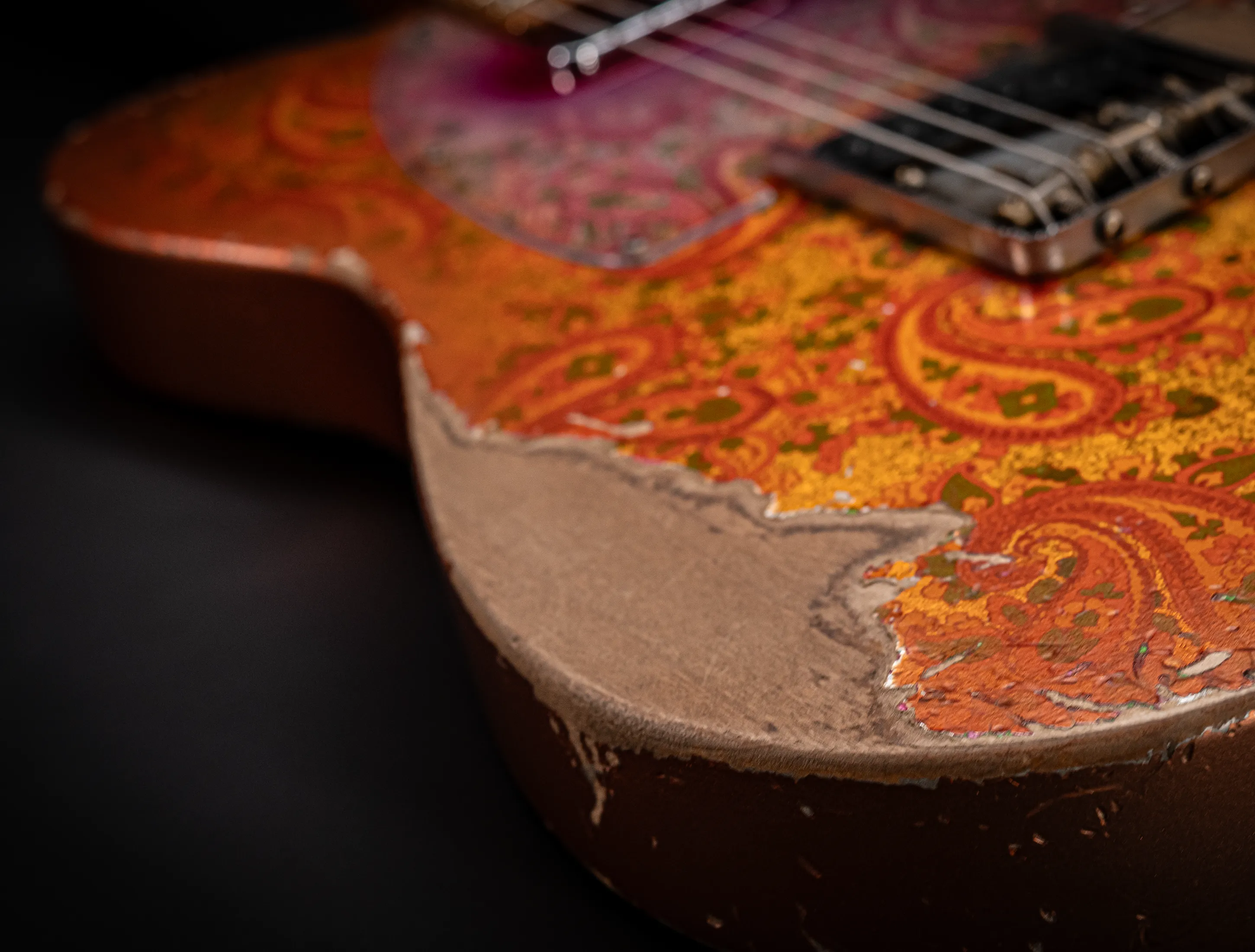 Fender Senior Masterbuilt Dale Wilson 1968 Telecaster Heavy Relic - Pink Paisley