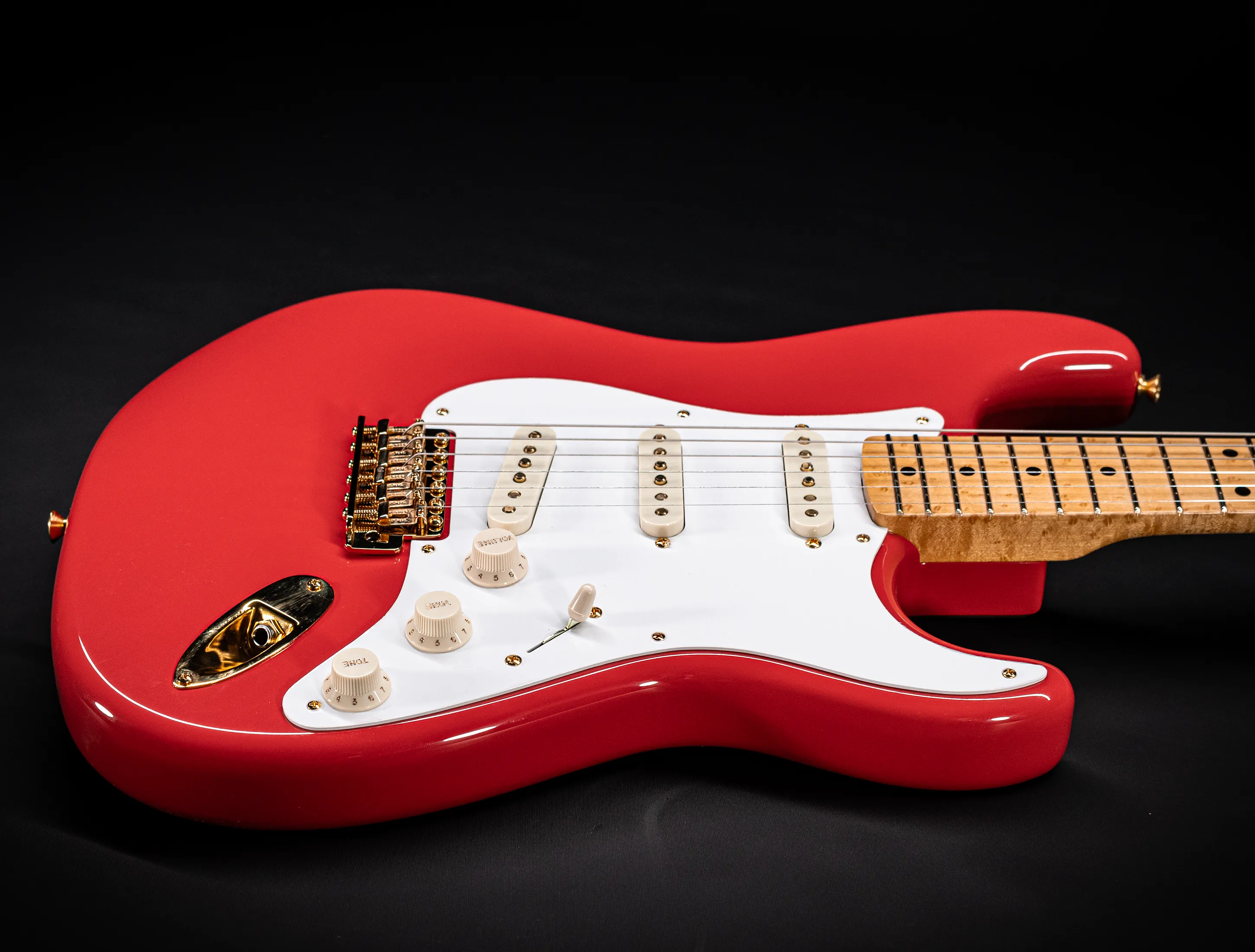 Fender 1959 Limited Stratocaster NOS Birdseye Neck Gold Hardware - Fiesta Red
