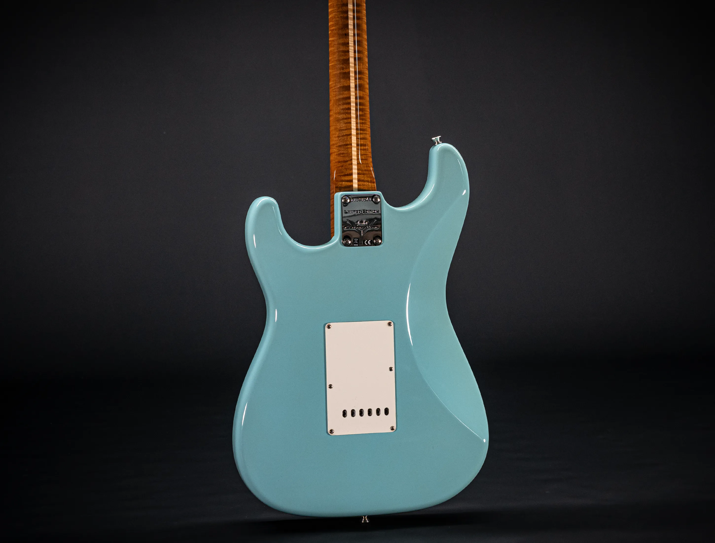 Fender 50`s Limited Stratocaster NOS Mastergrade roasted Flame AAAA Neck - Daphne Blue