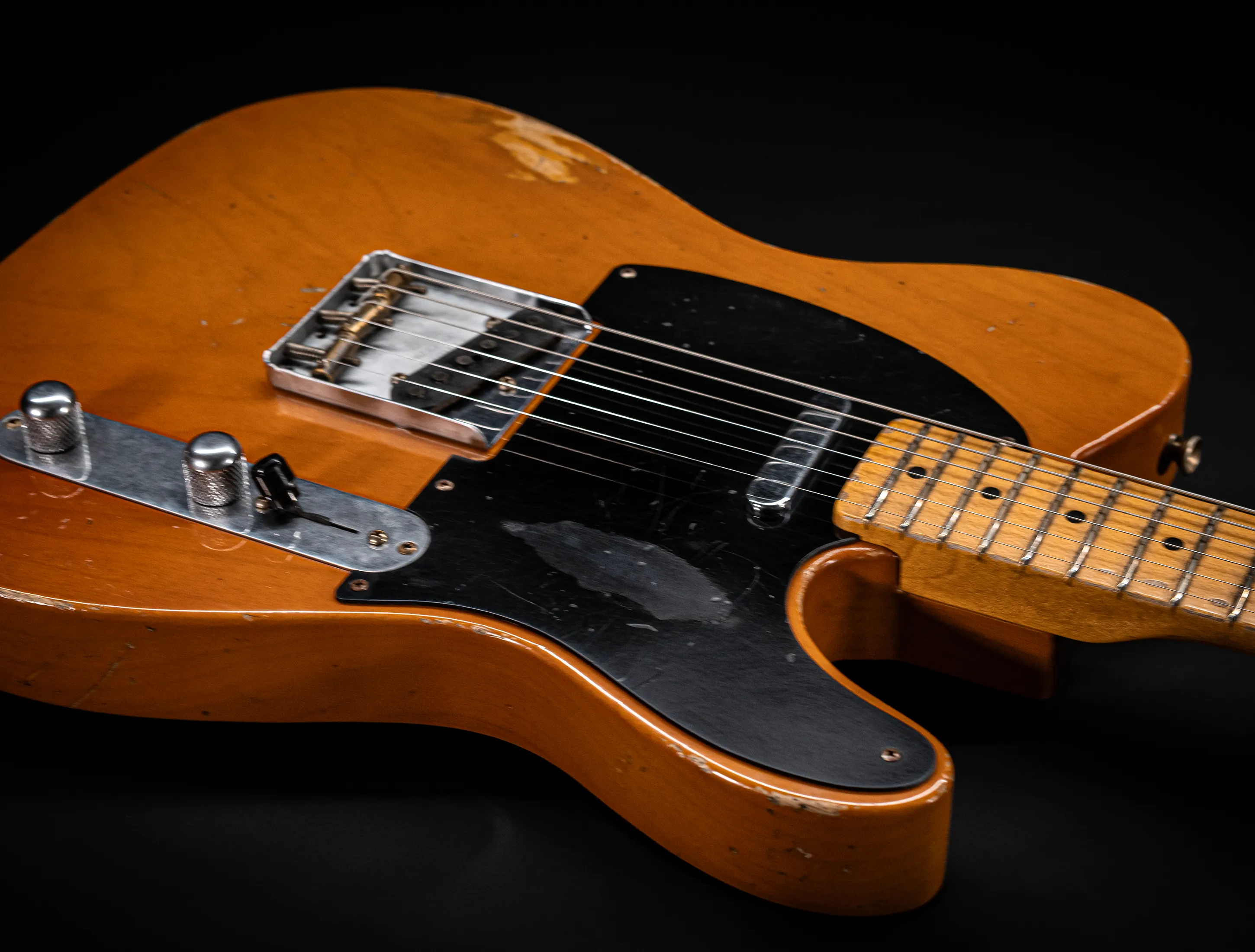 Fender Senior Masterbuilt Jason Smith 1952 Telecaster Relic - 1pc Ash Butterscotch Blonde