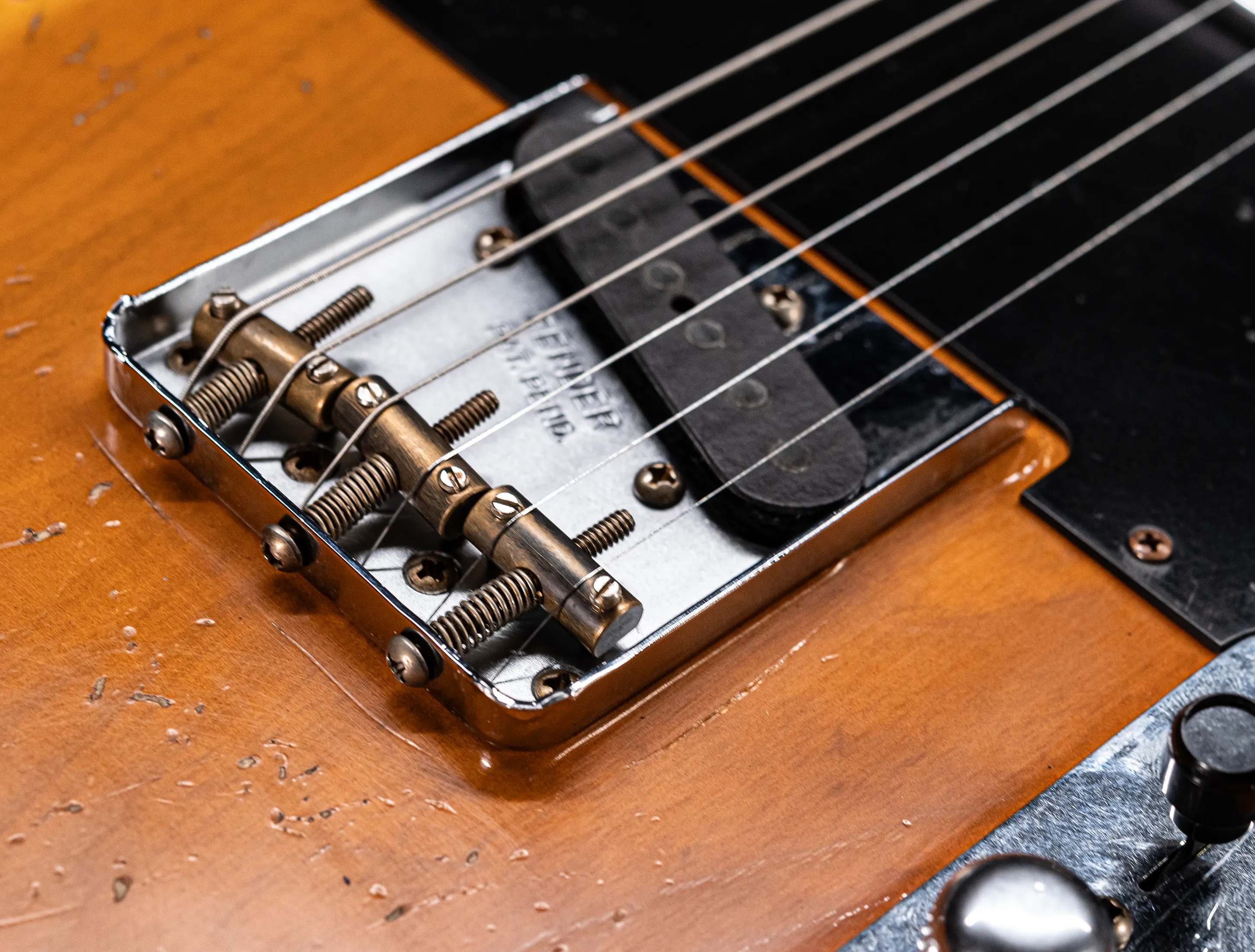 Fender Senior Masterbuilt Jason Smith 1952 Telecaster Super Heavy Relic - 1pc Ash Butterscotch Blonde