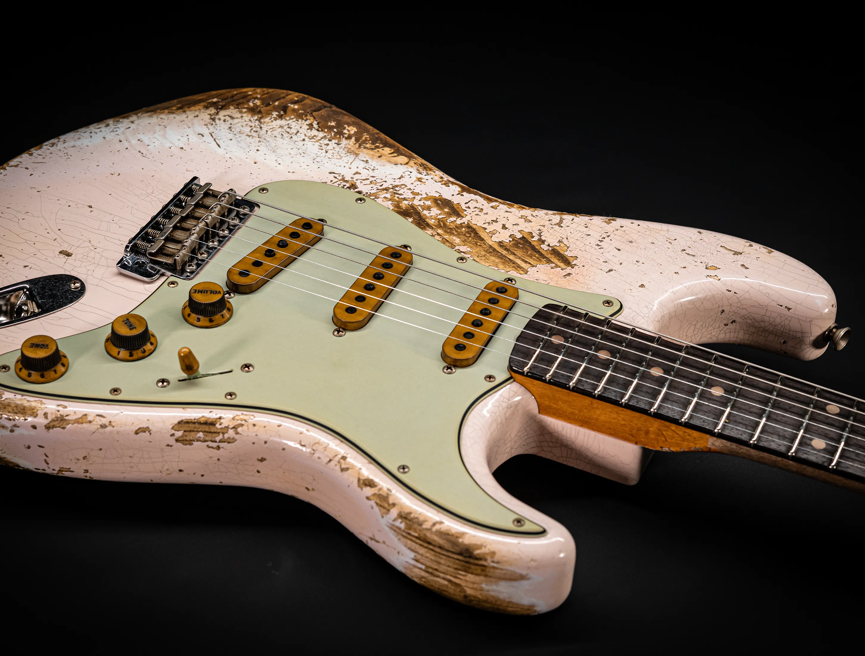 Fender MBD II 1962 Stratocaster MIDAS Super Heavy Relic - ASH Body Shell Pink