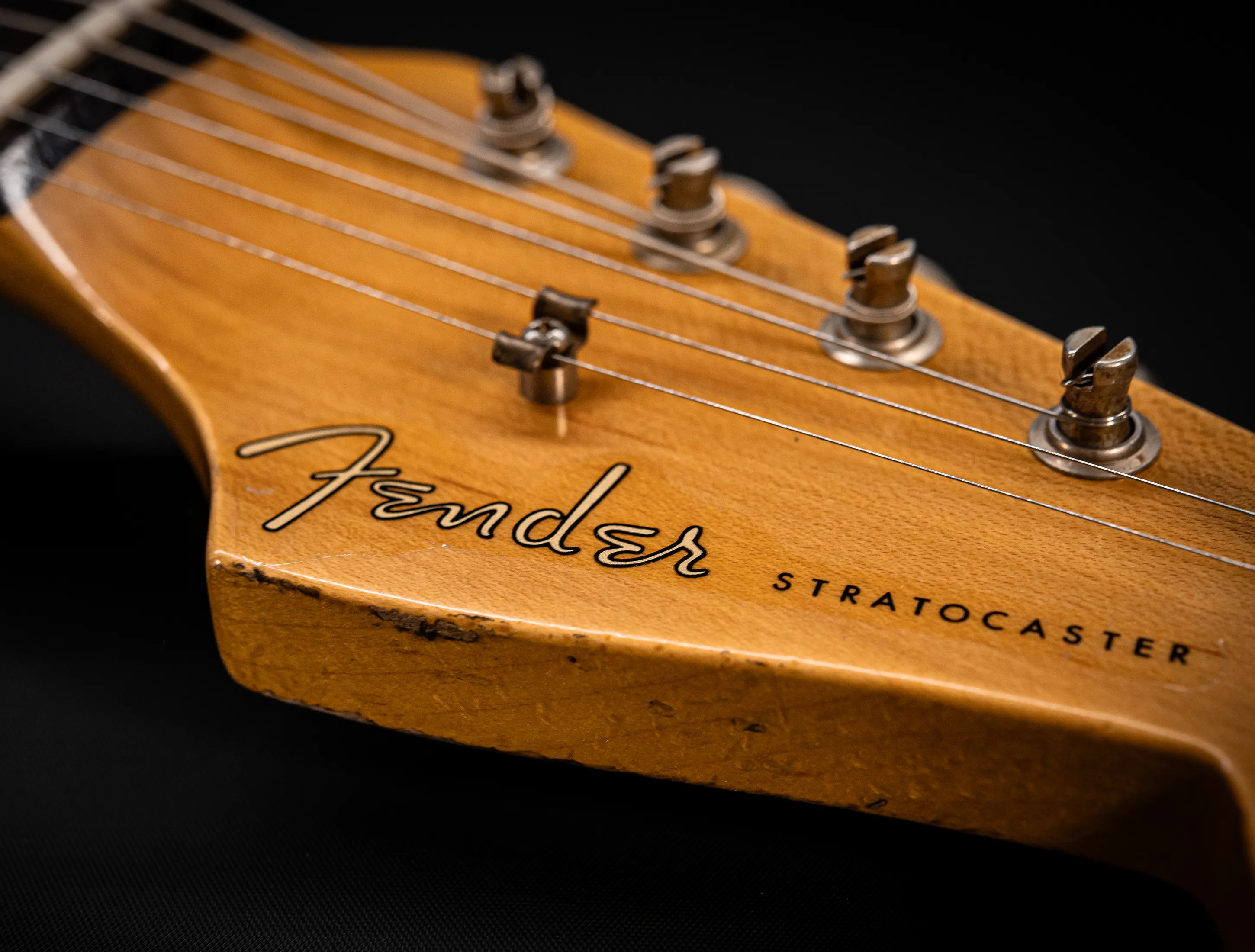 a172982Fender MBD Limited 1963 Hardtail Stratocaster Heavy Relic - Black Muikhaus-Hermann