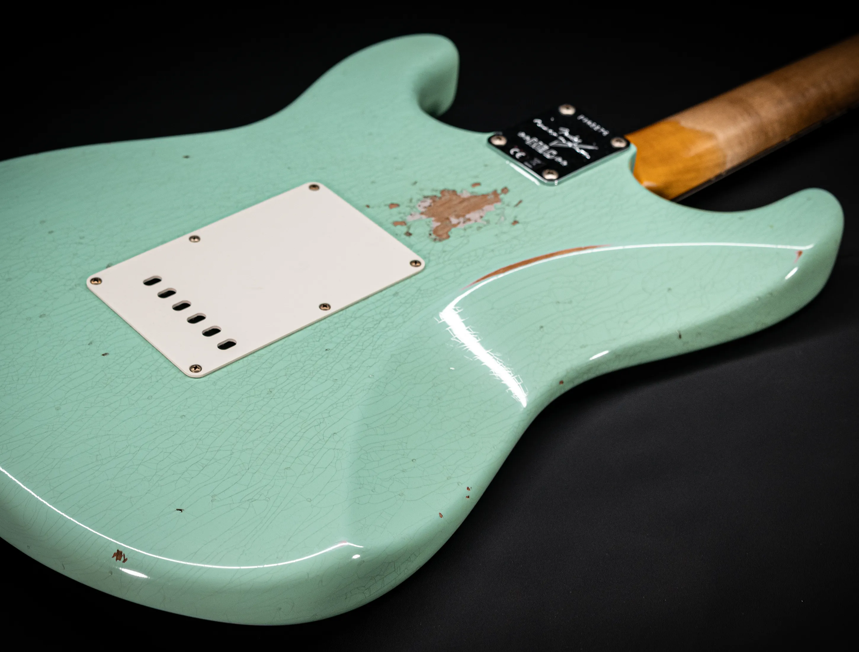 Fender MBD 1963 Stratocaster Relic - Aged Surf Green