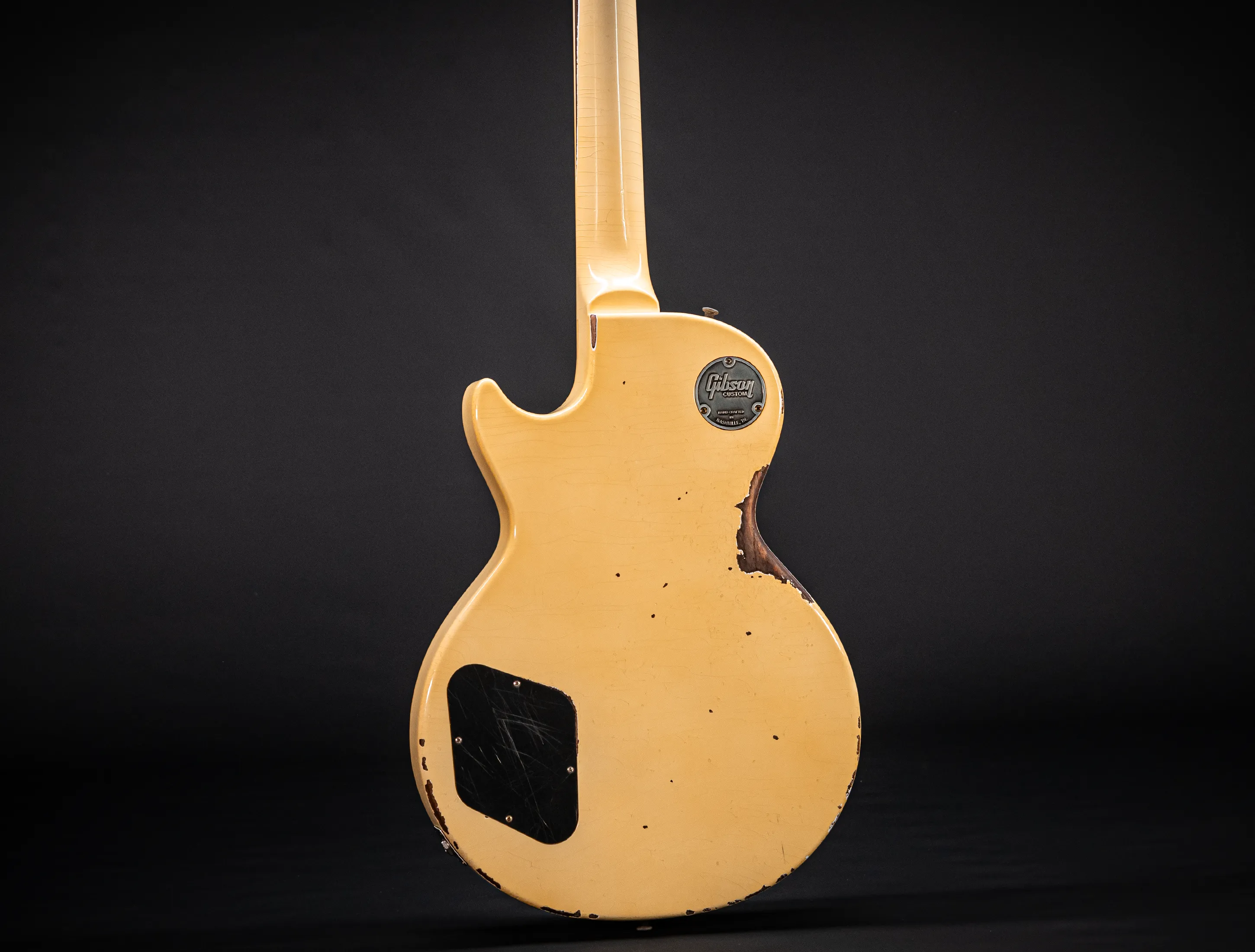 a162858 Gibson Les Paul 1958 Standard Murphy LAB Heavy Aged Black Checkerboard