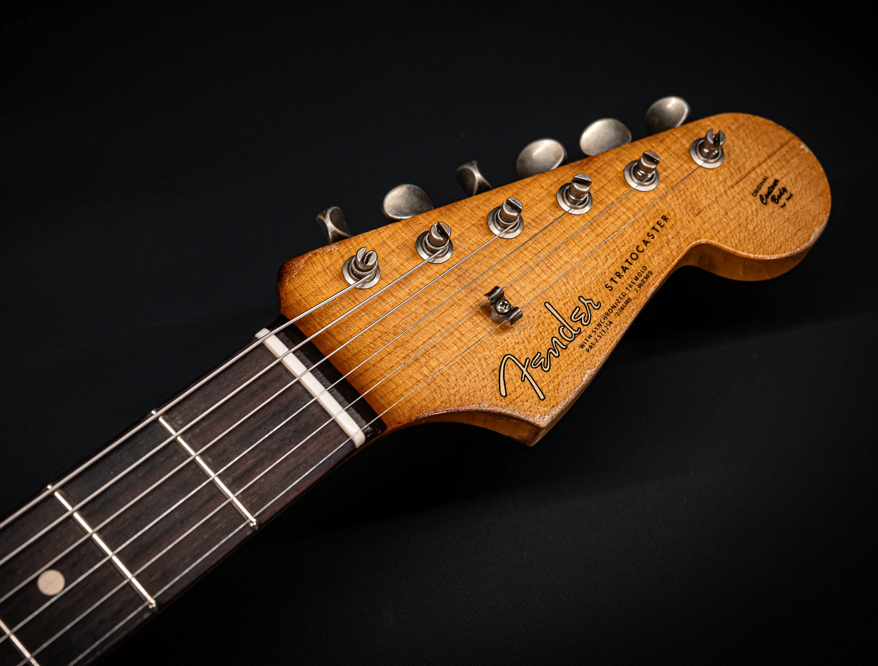 Fender Masterbuilt Paul Waller 1961 F-branded Ex Pin-Up Stratocaster Heavy Relic Sonic Blue over Sunburst