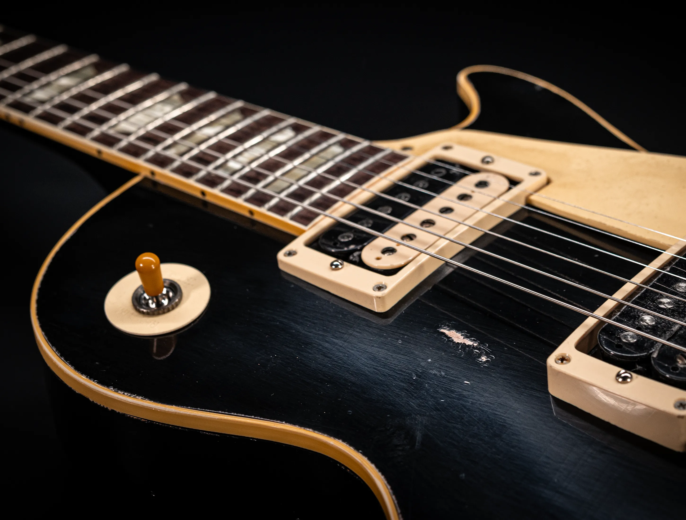 Gibson Les Paul 1958 Standard Murphy Lab Heavy Aged - Factory Black