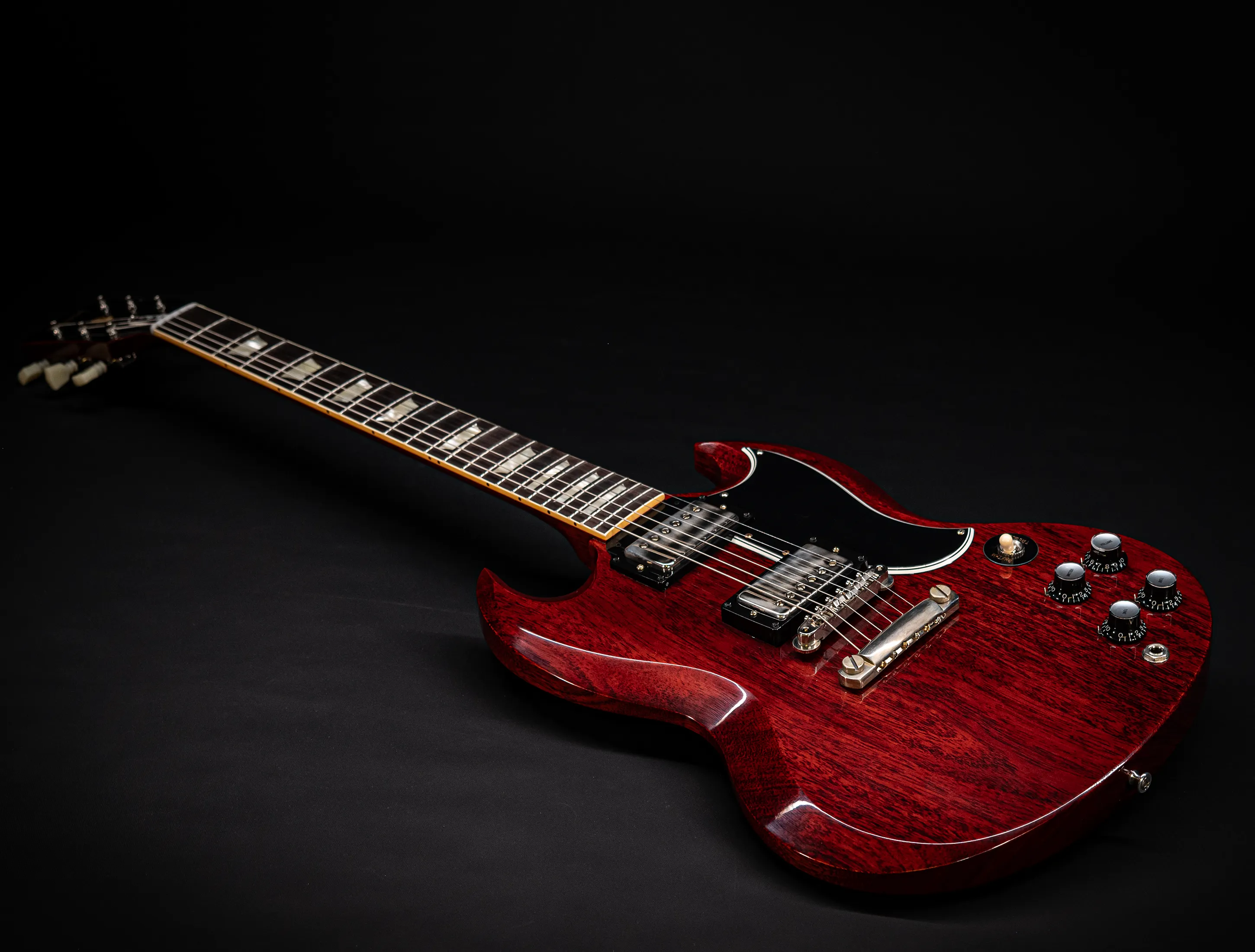a172688Gibson SG 1961 Standard Reissue Stop Bar VOS Cherry Red Muikhaus-Hermann