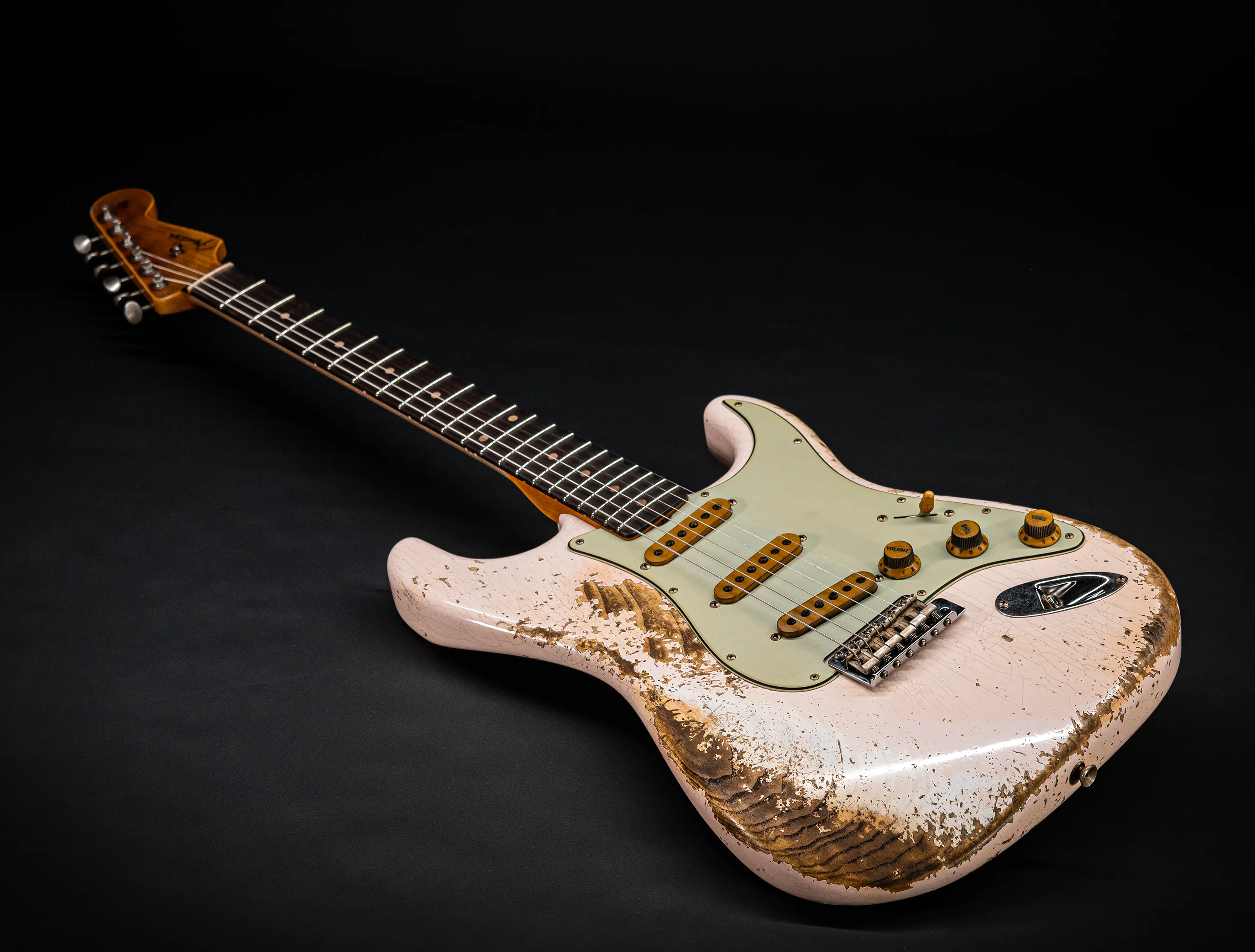 Fender MBD II 1962 Stratocaster MIDAS Super Heavy Relic - ASH Body Shell Pink