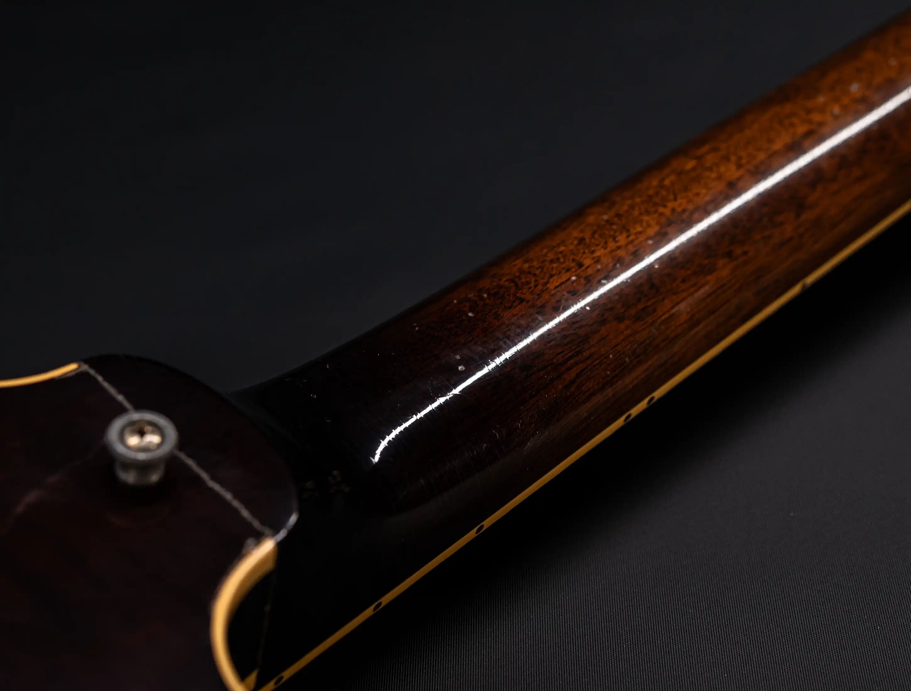 a154405 Gibson-ES-335-1964-Custom-Shop-Murphy-Lab-Heavy-Aged-Figured-Maple-Antique-Walnut-Stain
