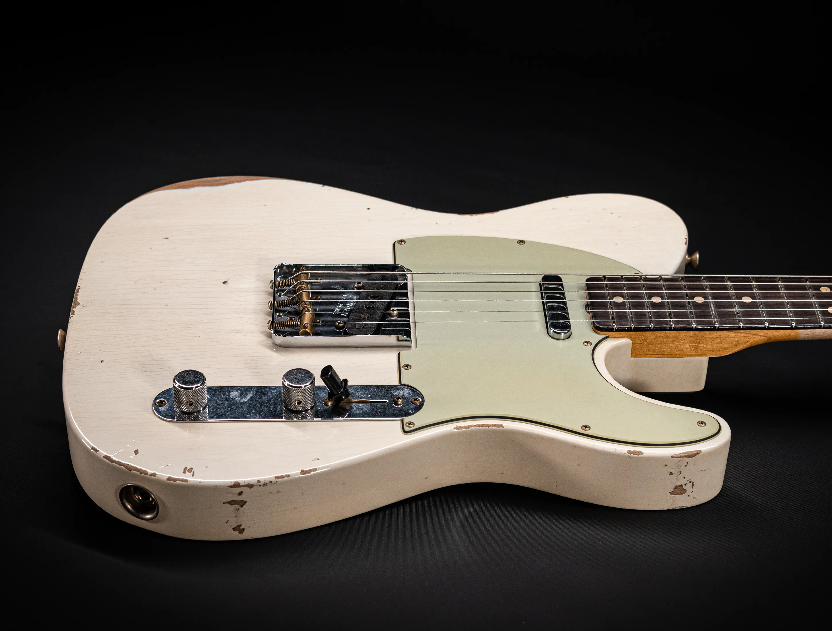 Fender MBD 1963 Telecaster Relic - Olympic White
