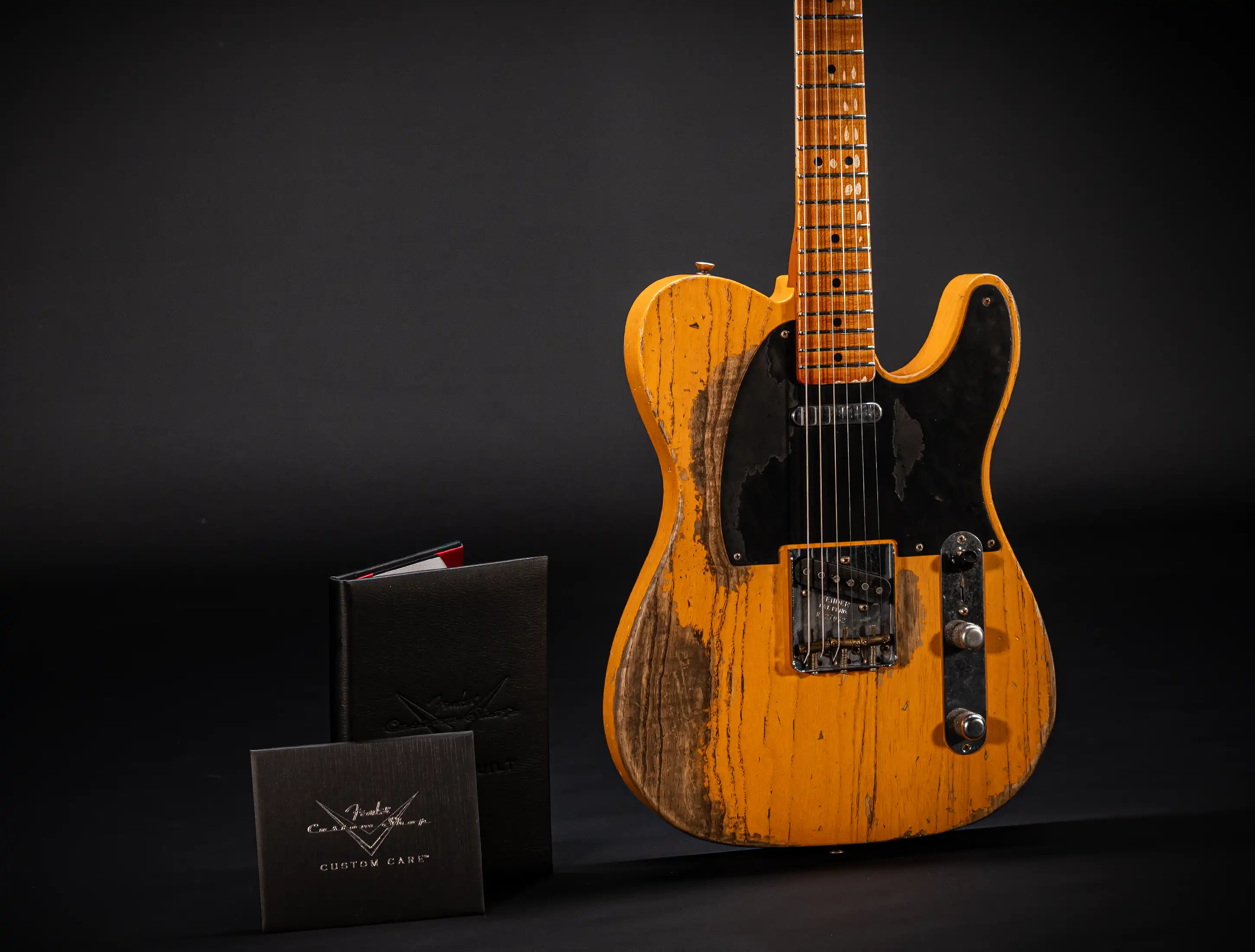 Fender Masterbuilt Levi Perry 1952 Telecaster Super Heavy Relic - 1pc Ash Body Butterscotch Blonde