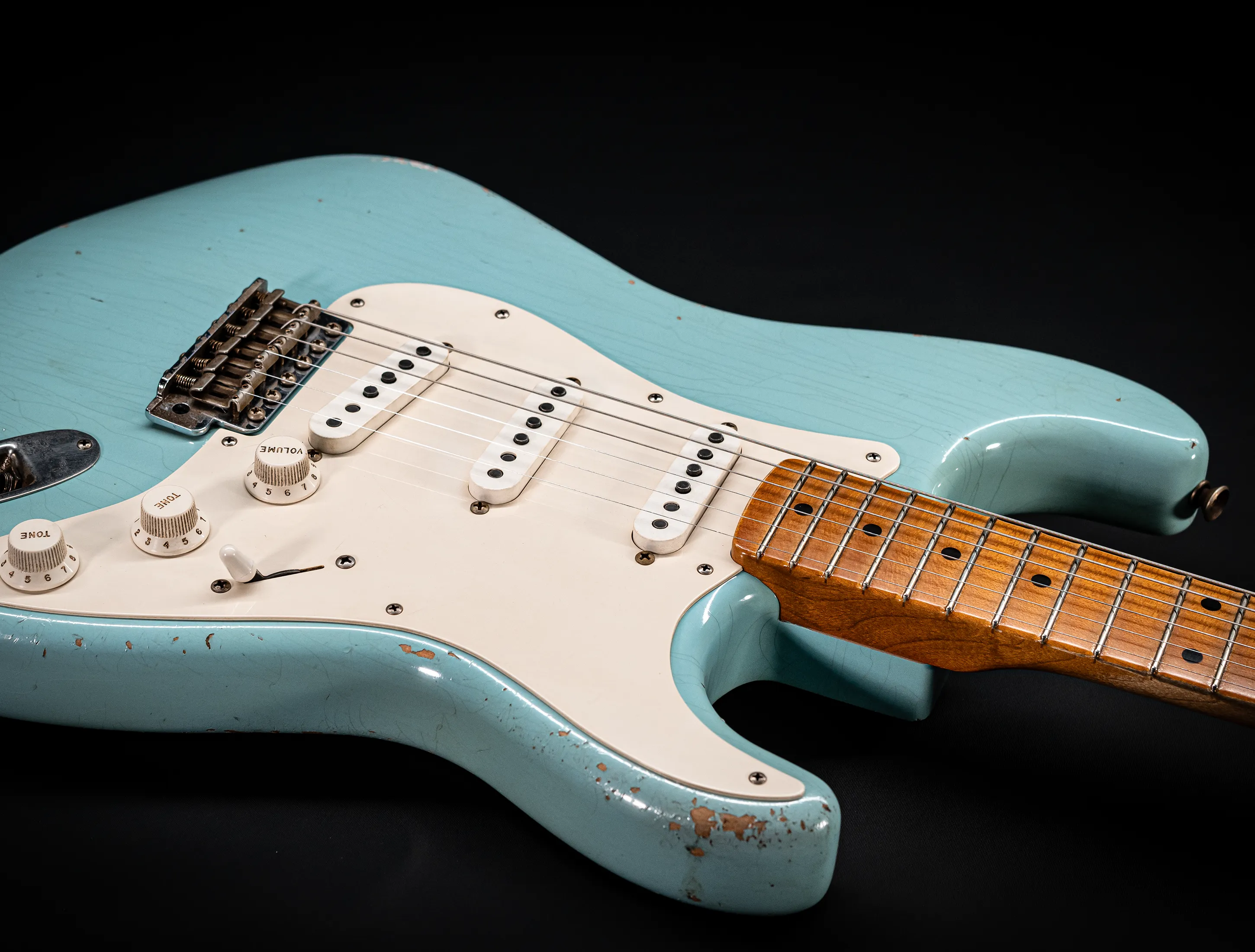 Fender Senior Masterbuilt Todd Krause 1957 Stratocaster Relic - Daphne Blue