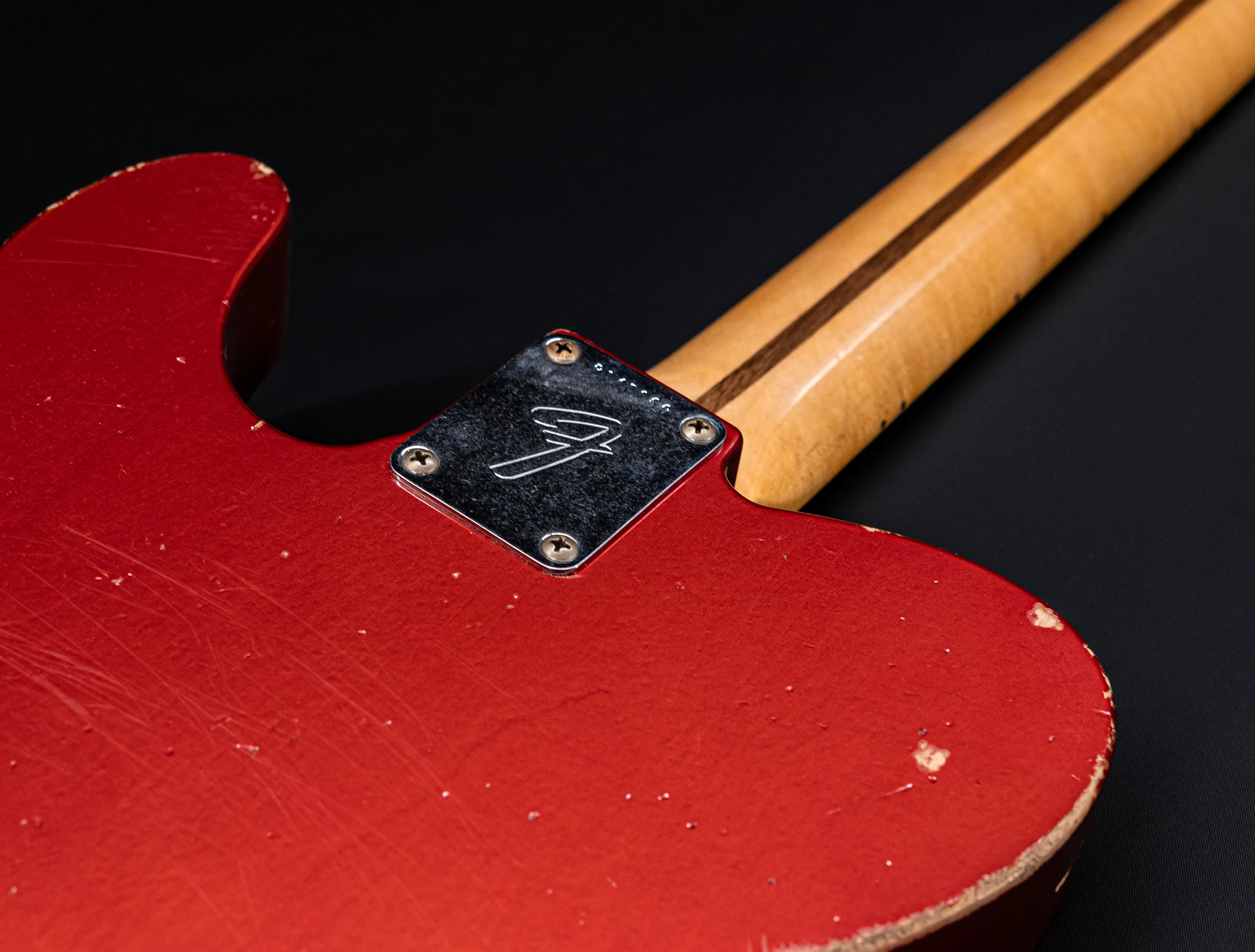 Fender Masterbuilt Dennis Galuszka Limited Edition Mike Campbell 1972 „Red Dog“ Telecaster