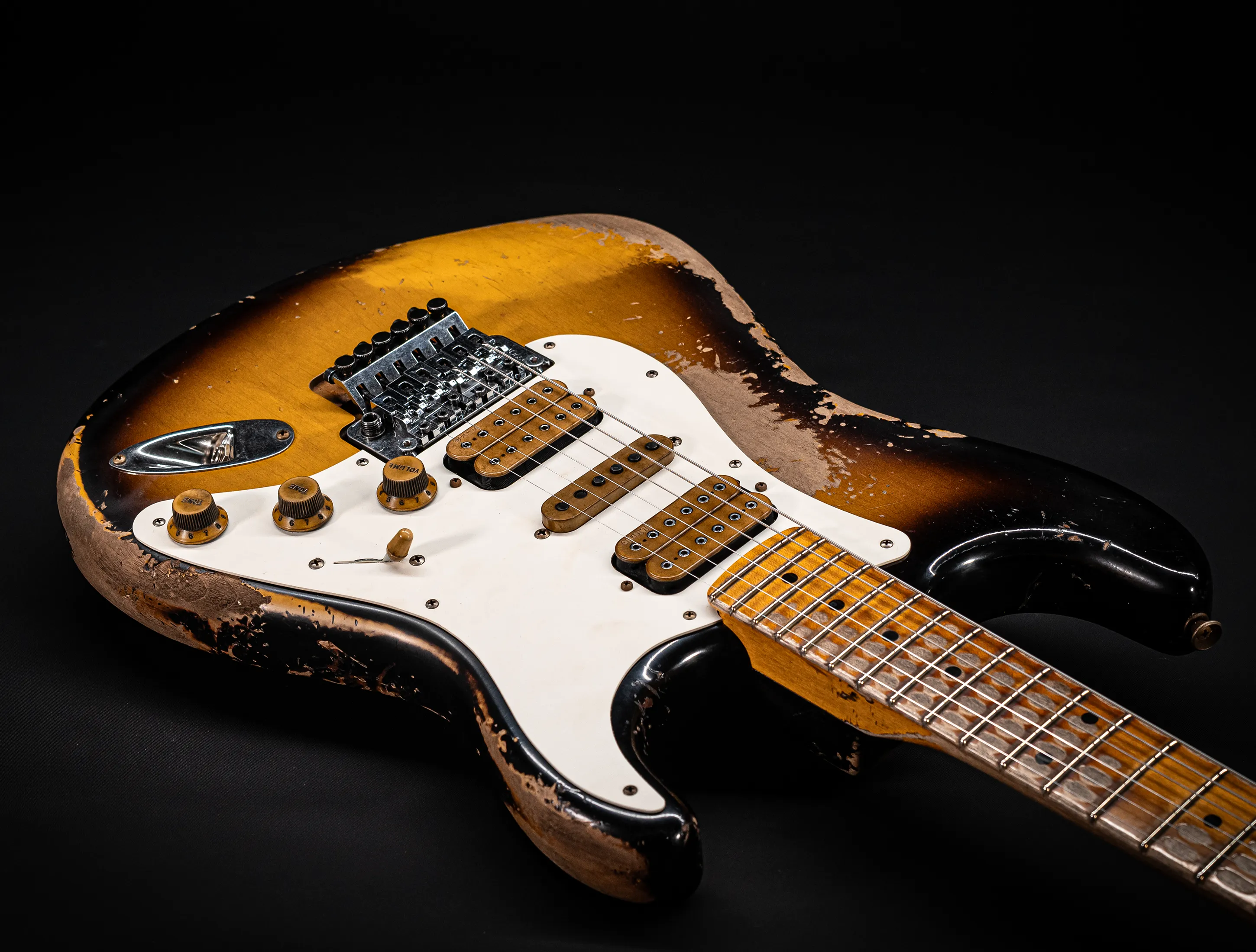 Fender MBD II 1956 FLOYD ROSE Stratocaster MIDAS Super Heavy Relic - Sunburst