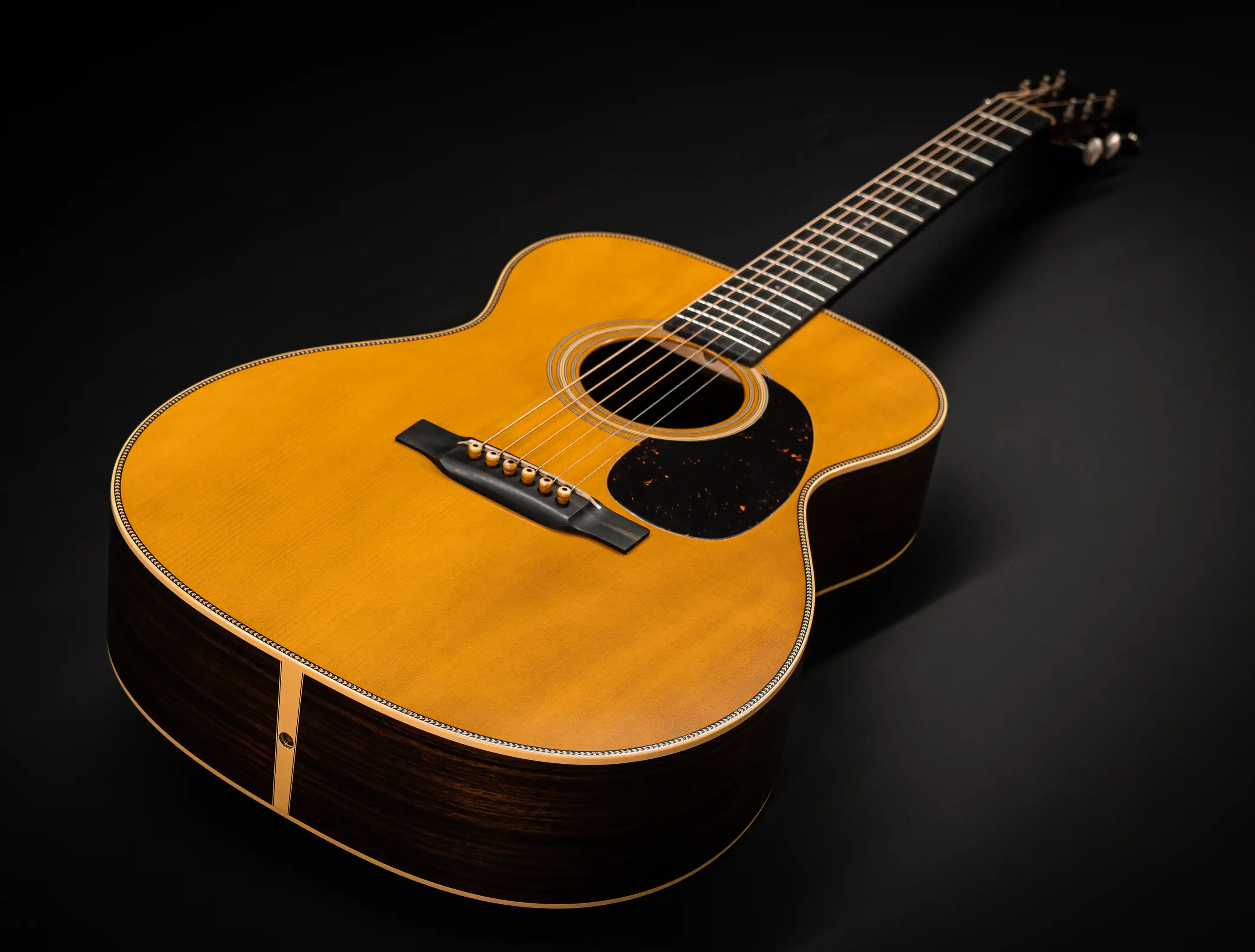 Show gallery (23 images) a154265 Martin-Custom-Shop-000-28-Authentic-1937-Vintage-Low-Gloss-Stage-1-Aging