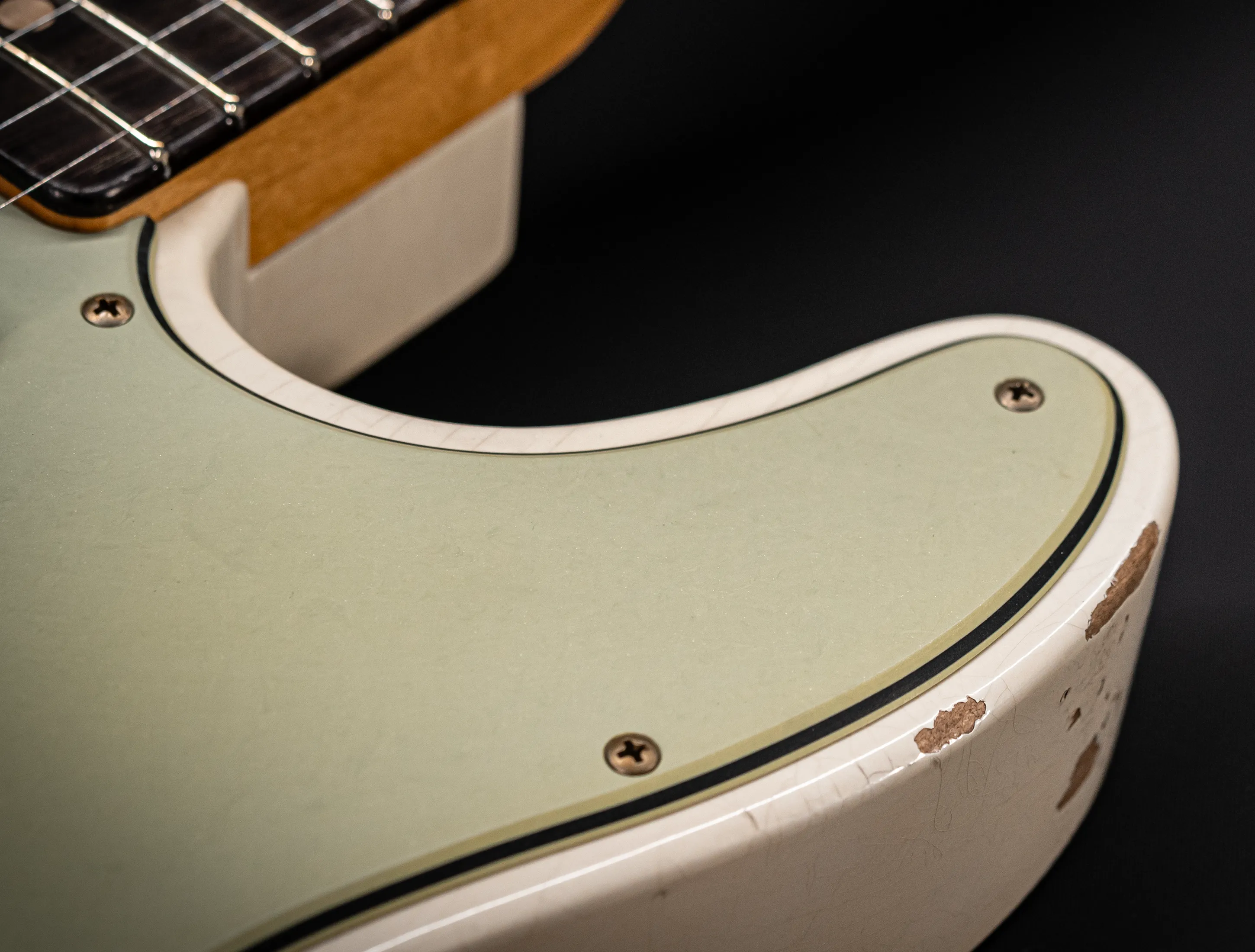 Fender MBD 1963 Telecaster Relic - Olympic White