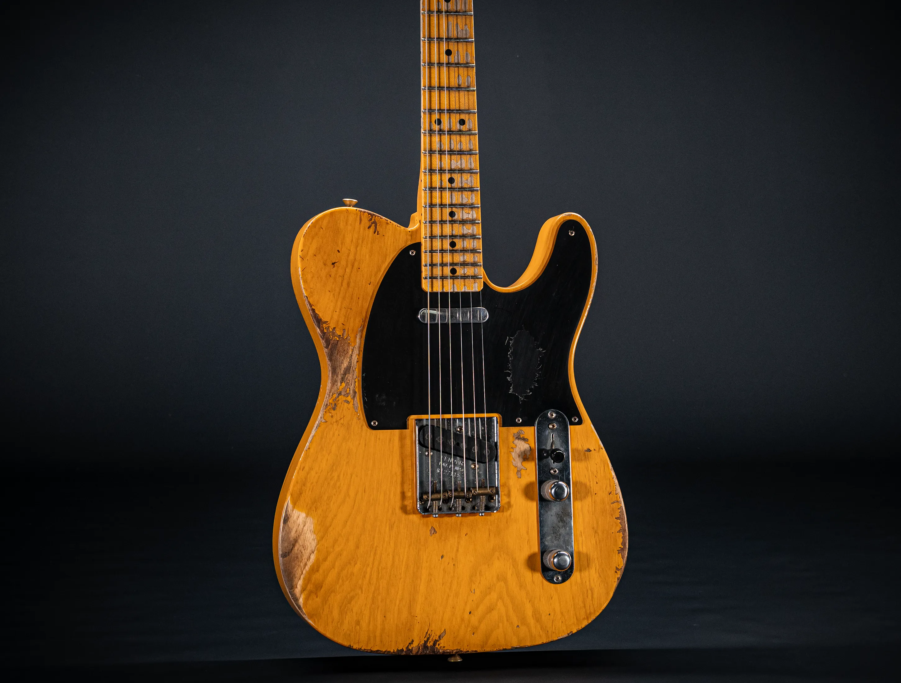 Fender Masterbuilt Kyle McMillin 1952 Telecaster Heavy Relic - 1pc Ash Butterscotch Blonde