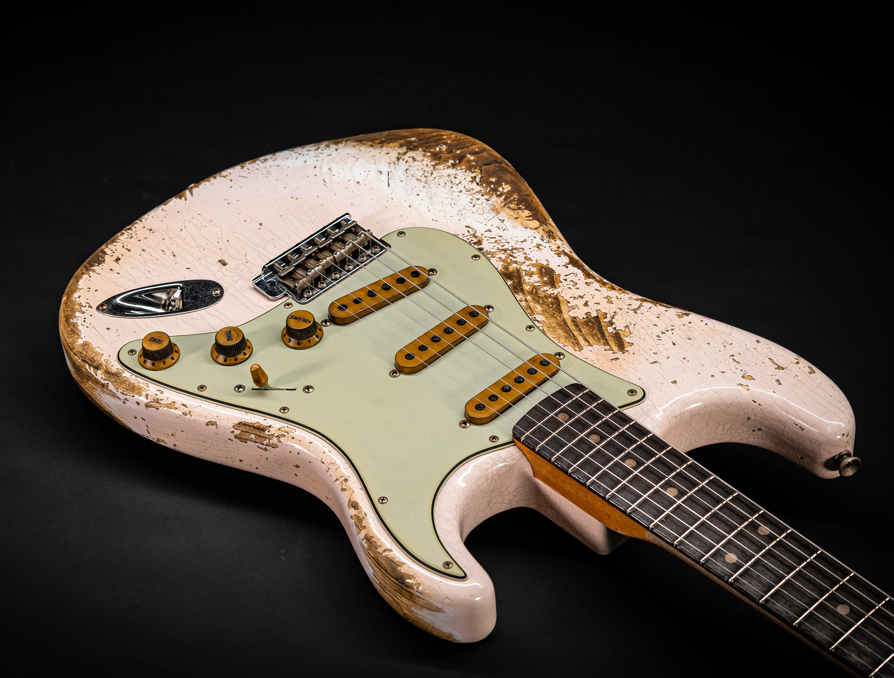 Fender MBD II 1962 Stratocaster MIDAS Super Heavy Relic - ASH Body Shell Pink