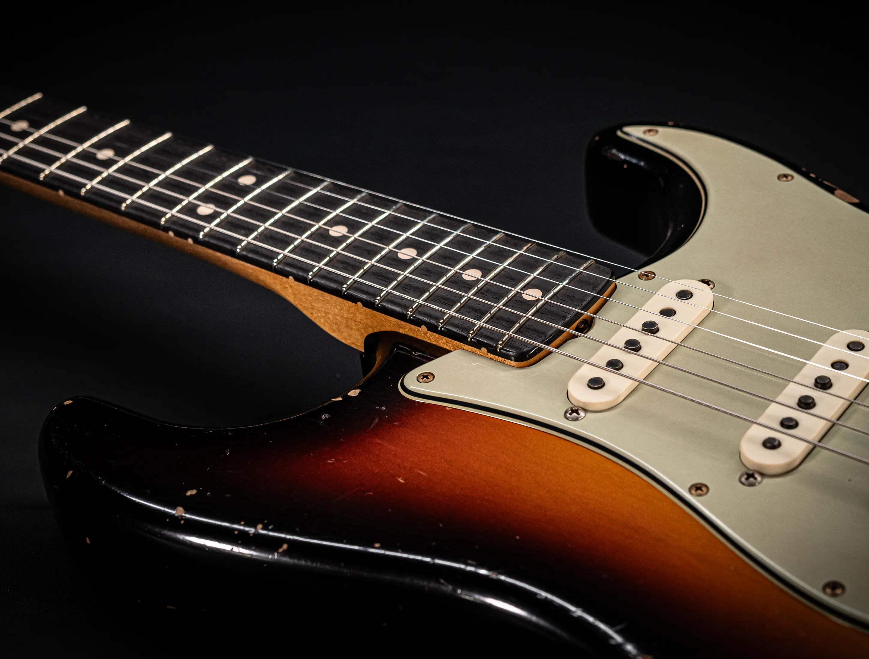 Fender Senior Masterbuilt Todd Krause 1963 Hardtail Humbucker Stratocaster Relic - Sunburst
