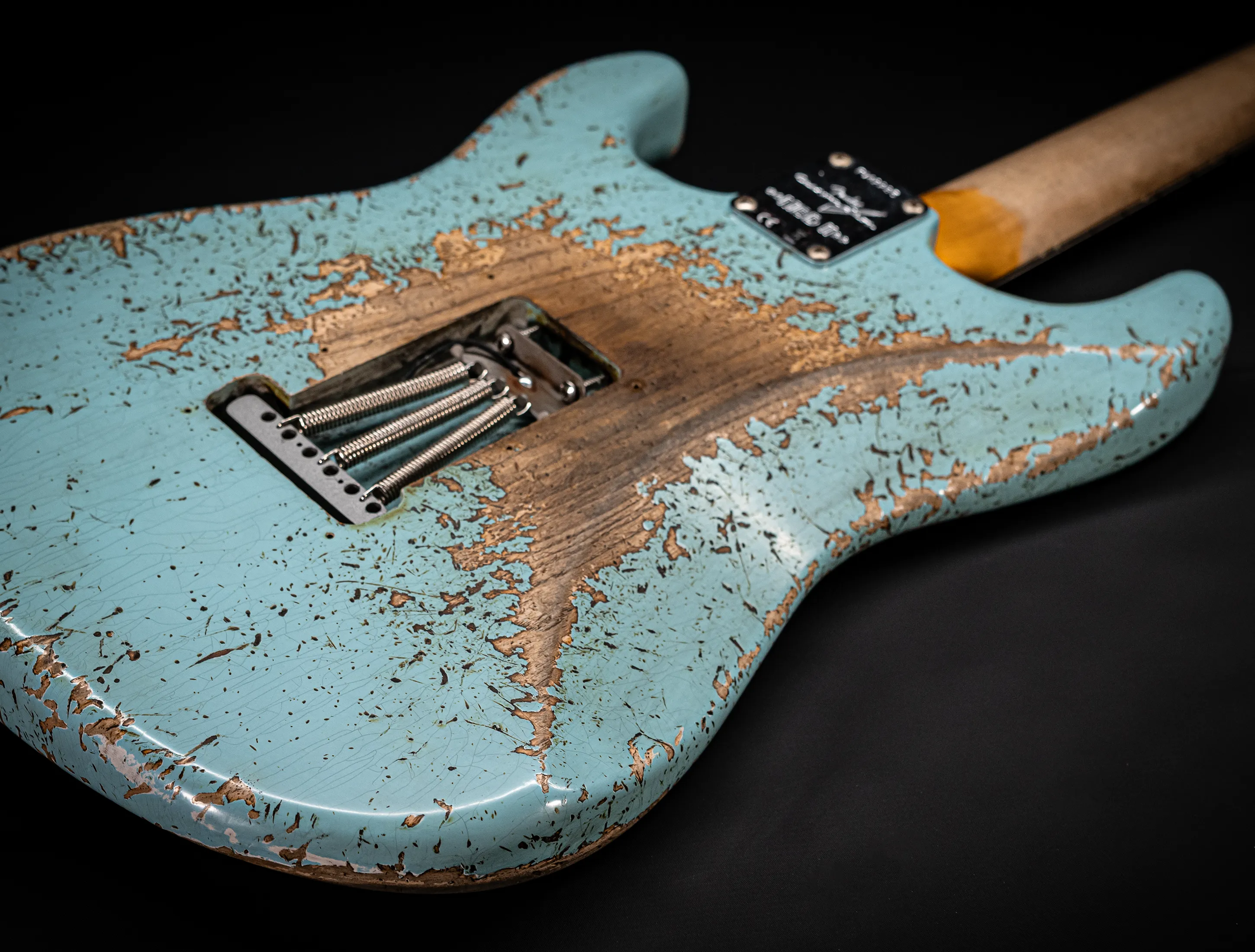 Fender MBD II 1962 Stratocaster MIDAS Super Heavy Relic - ASH Body Daphne Blue