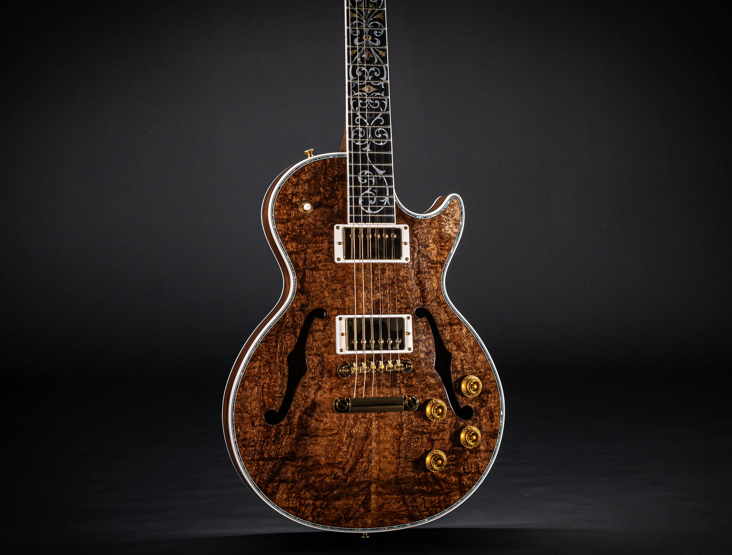 Gibson Les Paul ULTIMA BELLA VOCE Mastergrade Koa F-Hole GLOSS  - ONE-OF-A-KIND