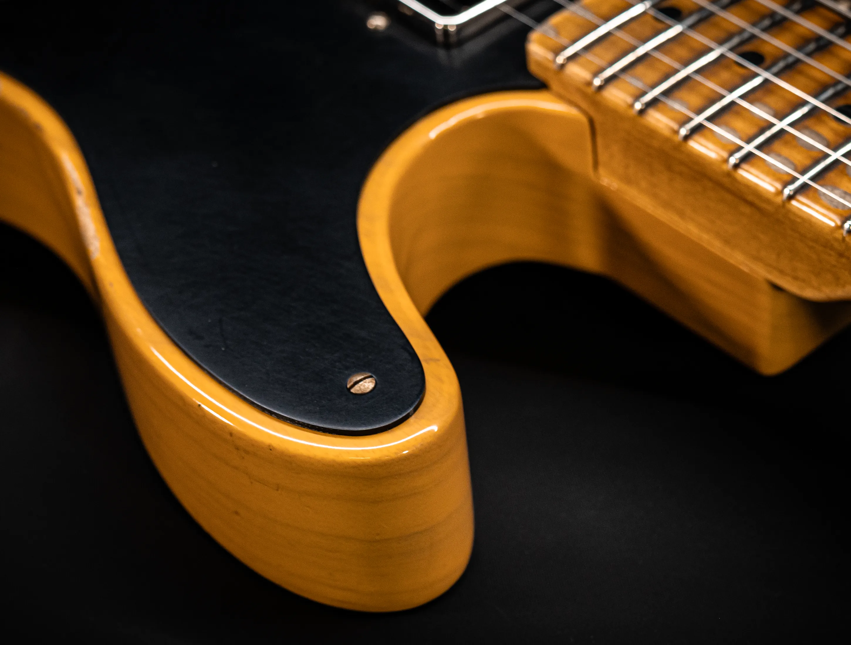 a173251Fender MBD Limited 1952 Humbucker Telecaster Heavy Relic - Butterscotch Blonde Muikhaus-Hermann
