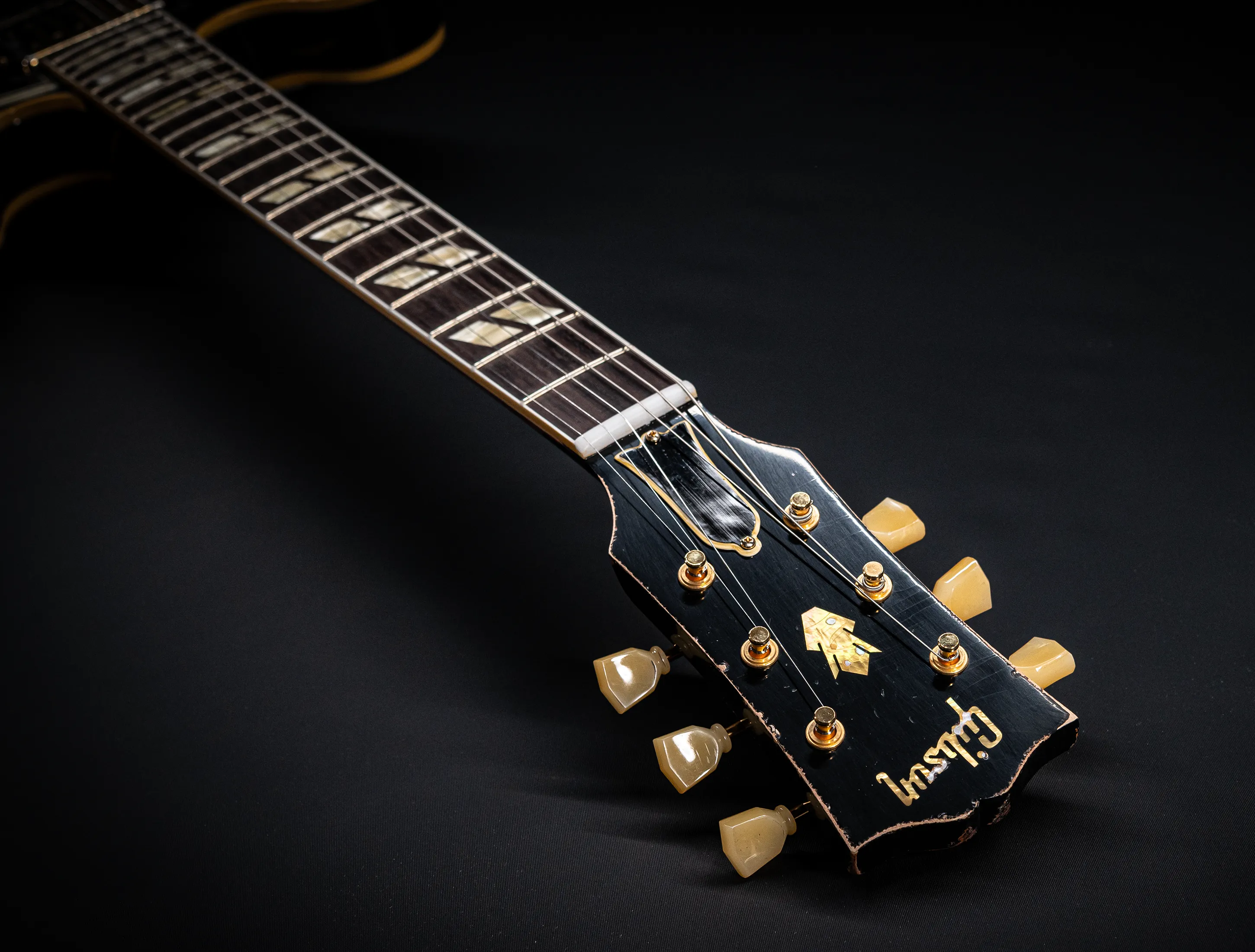 Gibson ES-345 1959 Bigsby Varitone Custom Shop Murphy Lab Heavy Aged - Ebony