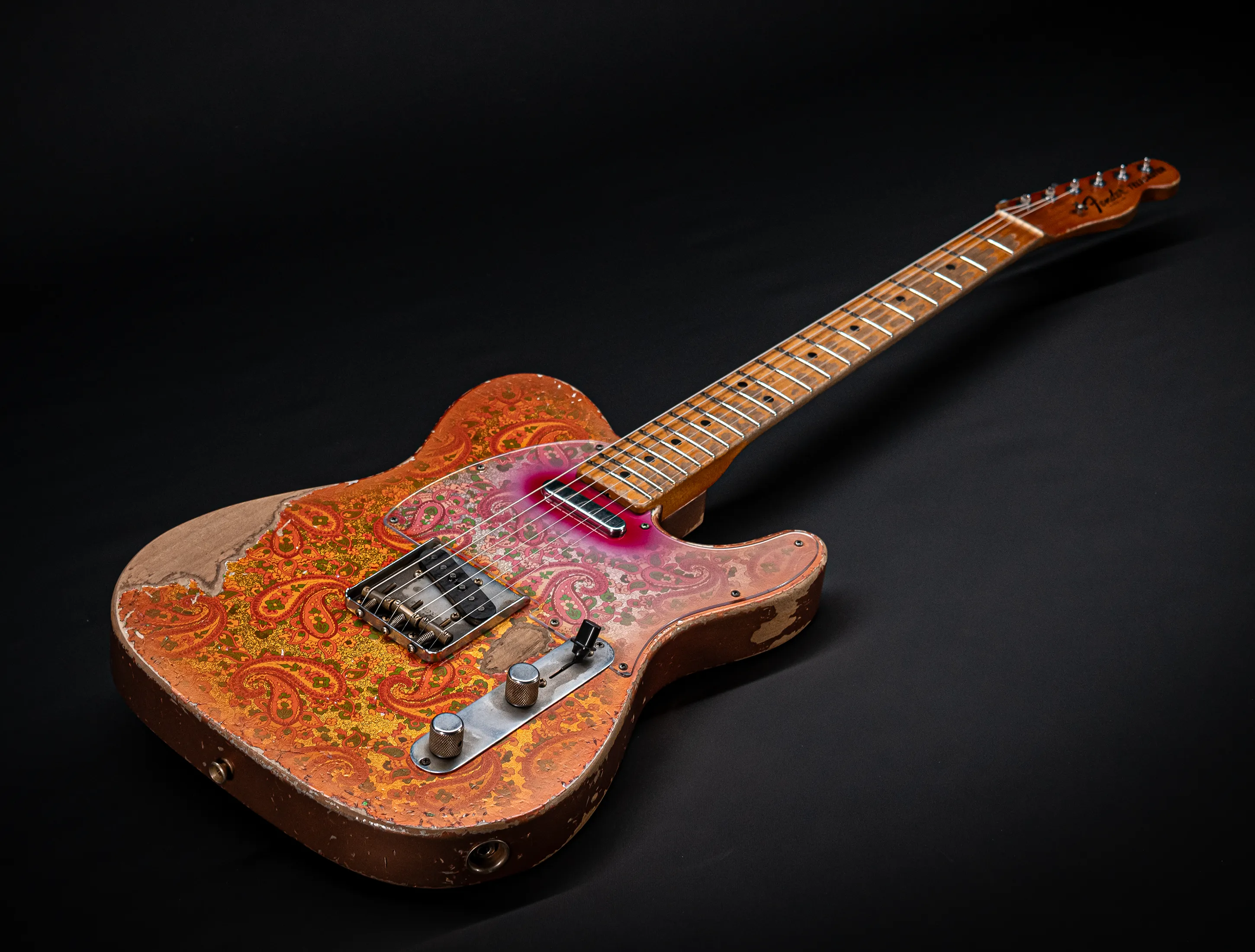 Fender Senior Masterbuilt Dale Wilson 1968 Telecaster Heavy Relic - Pink Paisley