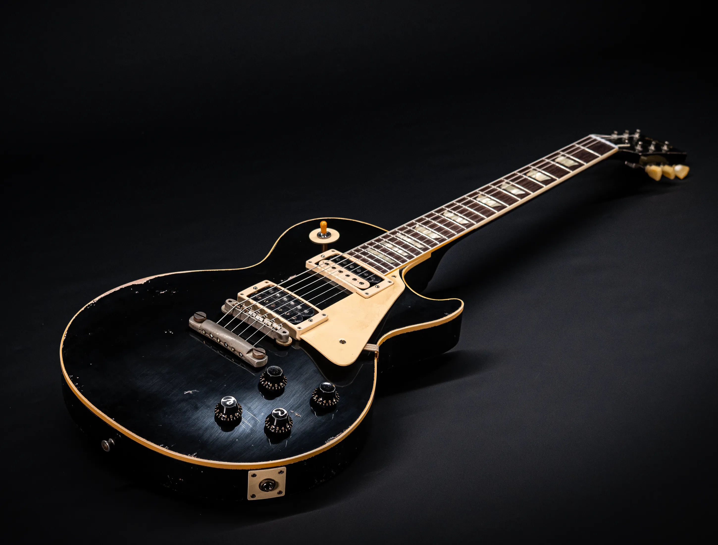 Gibson Les Paul 1958 Standard Murphy Lab Heavy Aged - Factory Black