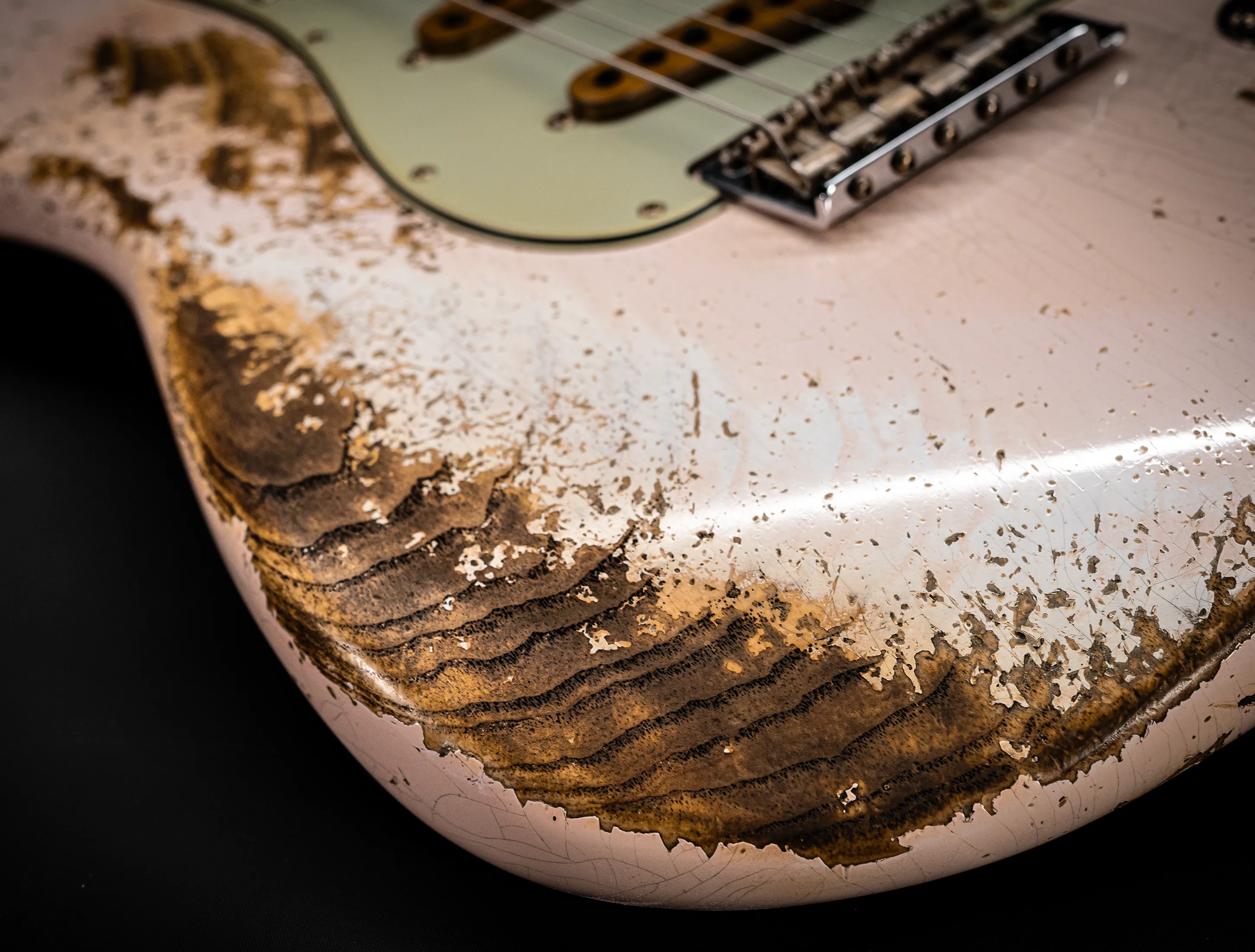 Fender MBD II 1962 Stratocaster MIDAS Super Heavy Relic - ASH Body Shell Pink
