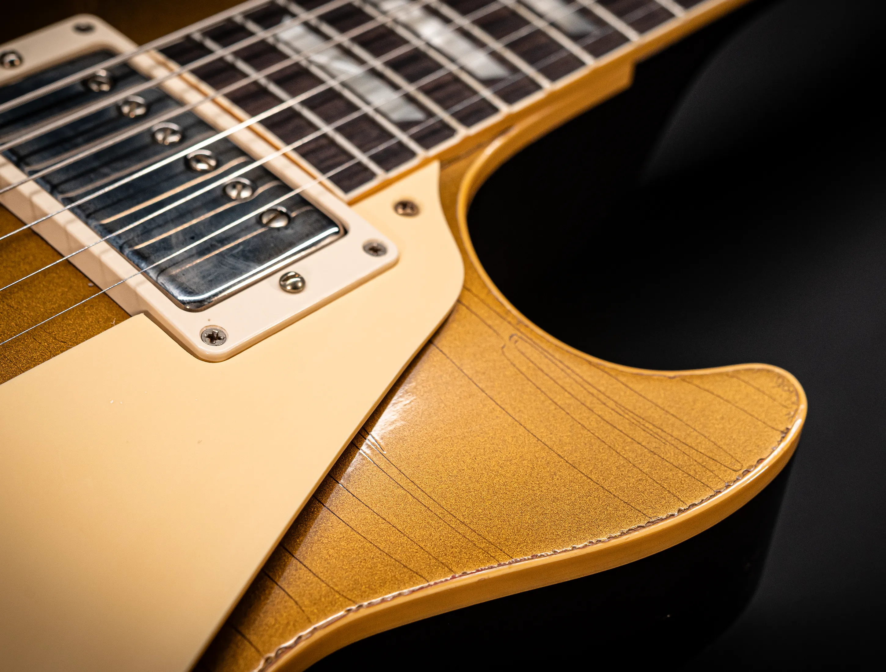 a164755 Gibson Les Paul 1957 Goldtop Darkback Reissue Murphy Lab Light Aged
