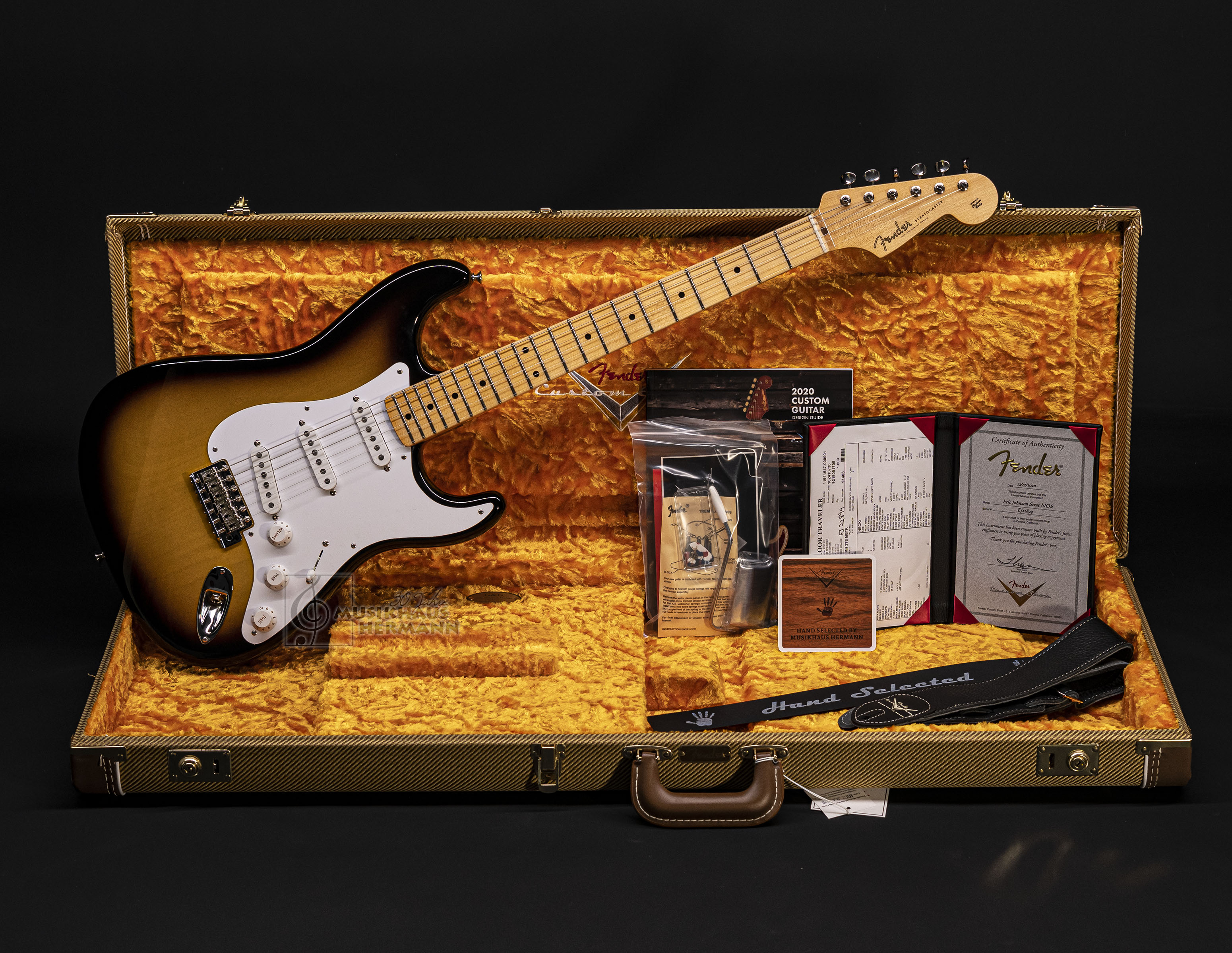 Fender Masterbuilt Todd Krause Eric Johnson EJ Stratocaster NOS Sunburst