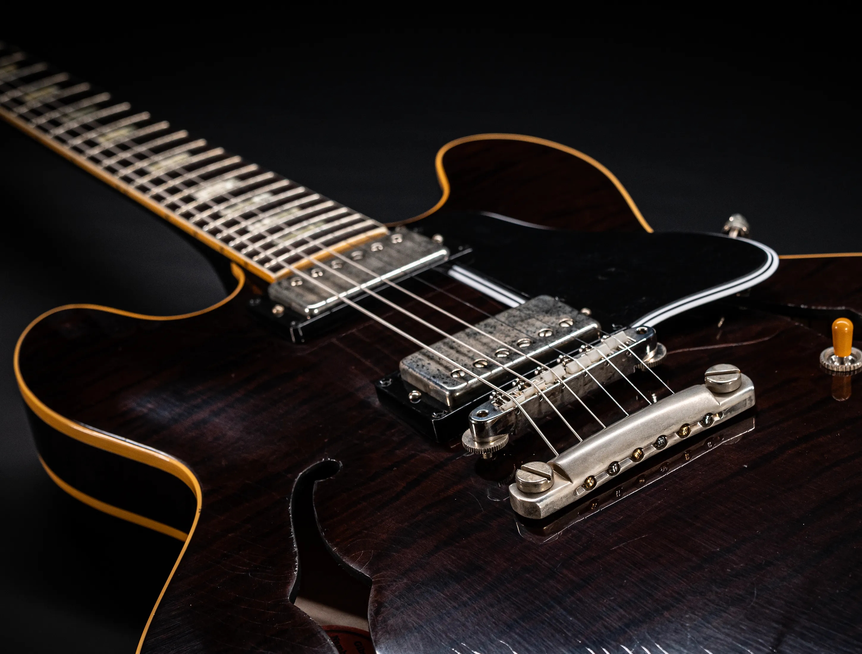 Gibson ES-335 1964 Custom Shop Murphy Lab Ultra Light Aged Figured Maple - Dark Walnut