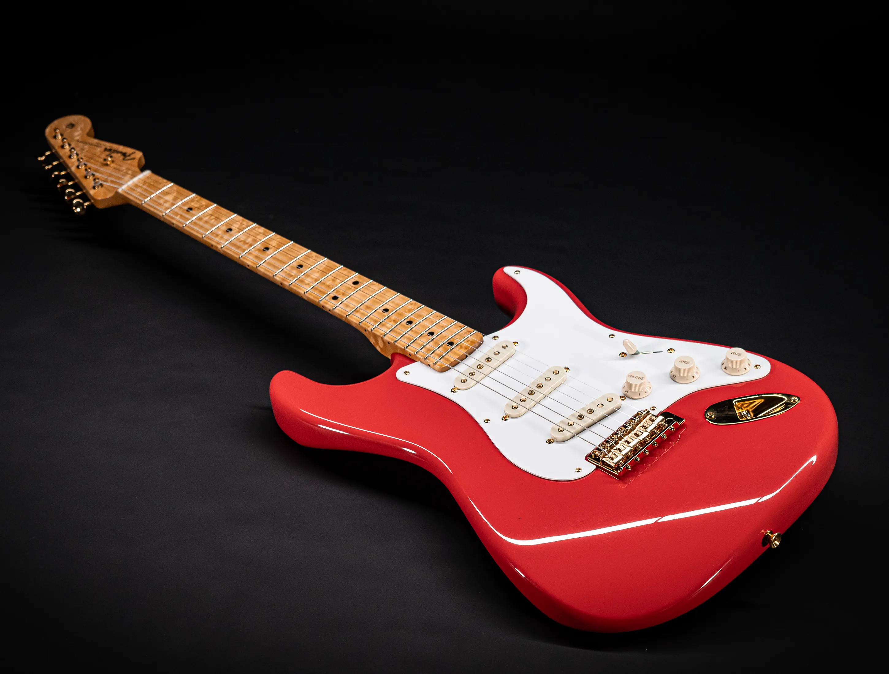 Fender 1959 Limited Stratocaster NOS Birdseye Neck Gold Hardware - Fiesta Red