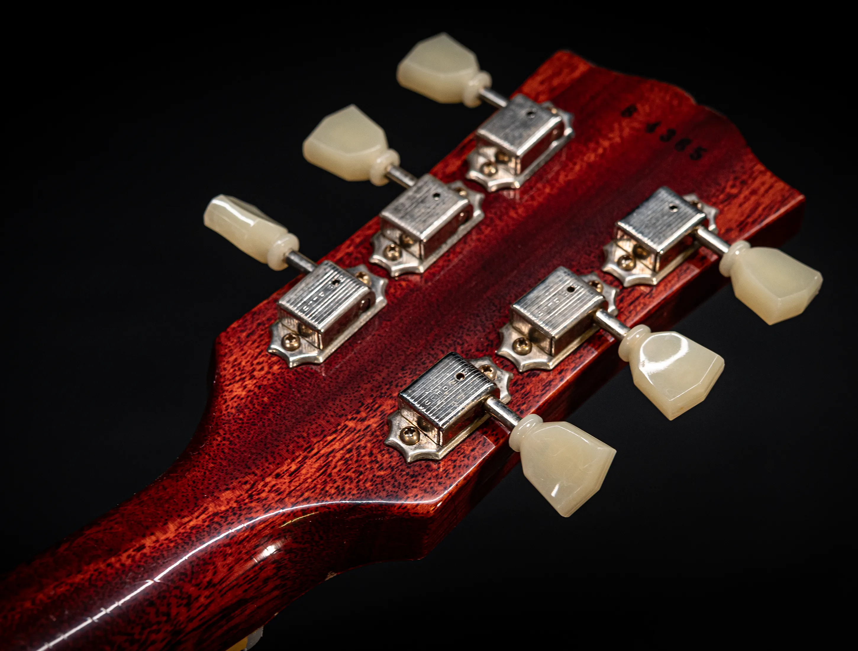 a171392 Gibson Les Paul 1958 Standard Reissue Murphy Lab Lemon Burst Light Aged Musikhaus-Hermann