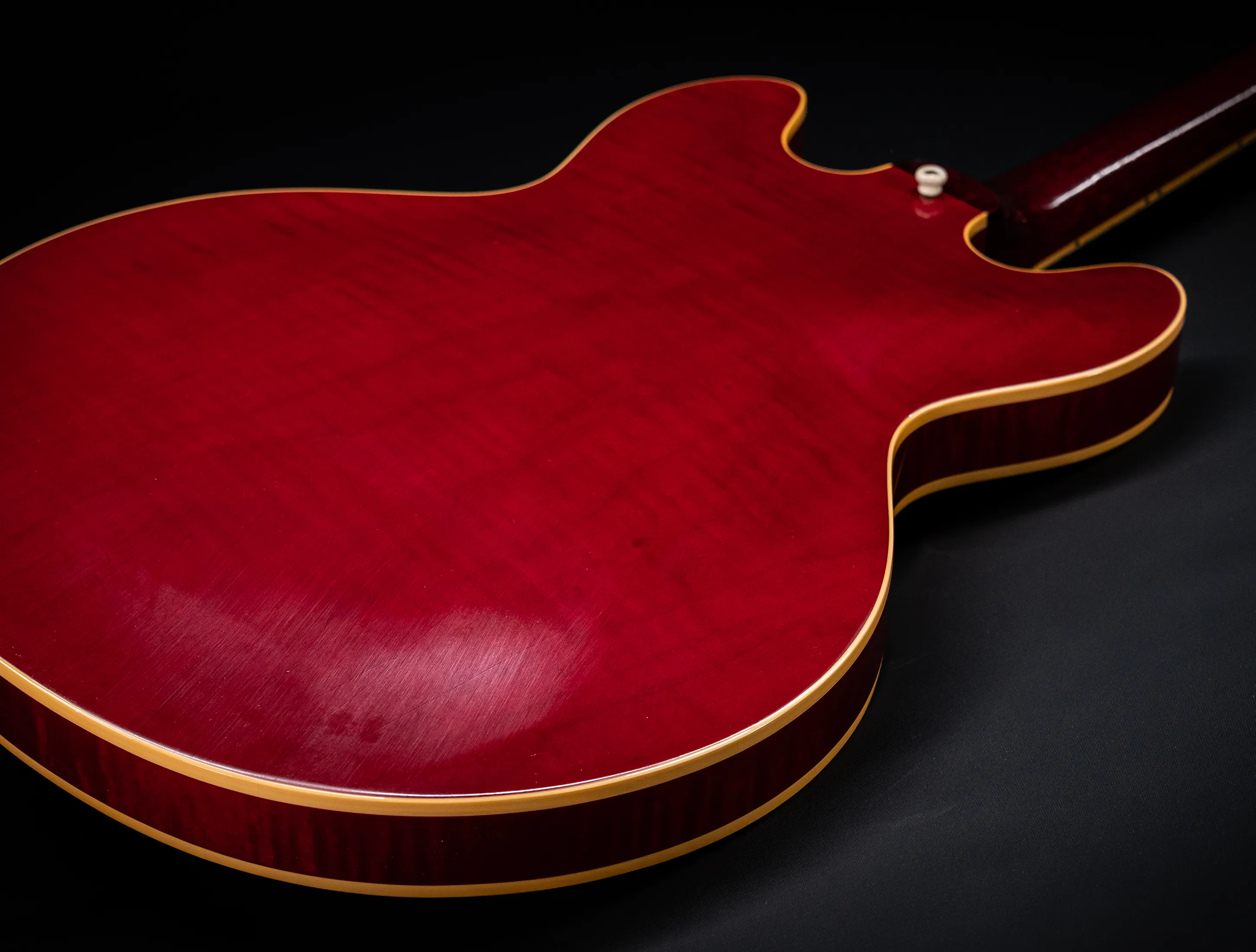 Gibson ES-335 1964 Custom Shop Murphy Lab Ultra Light Aged Figured Maple - Wine Red