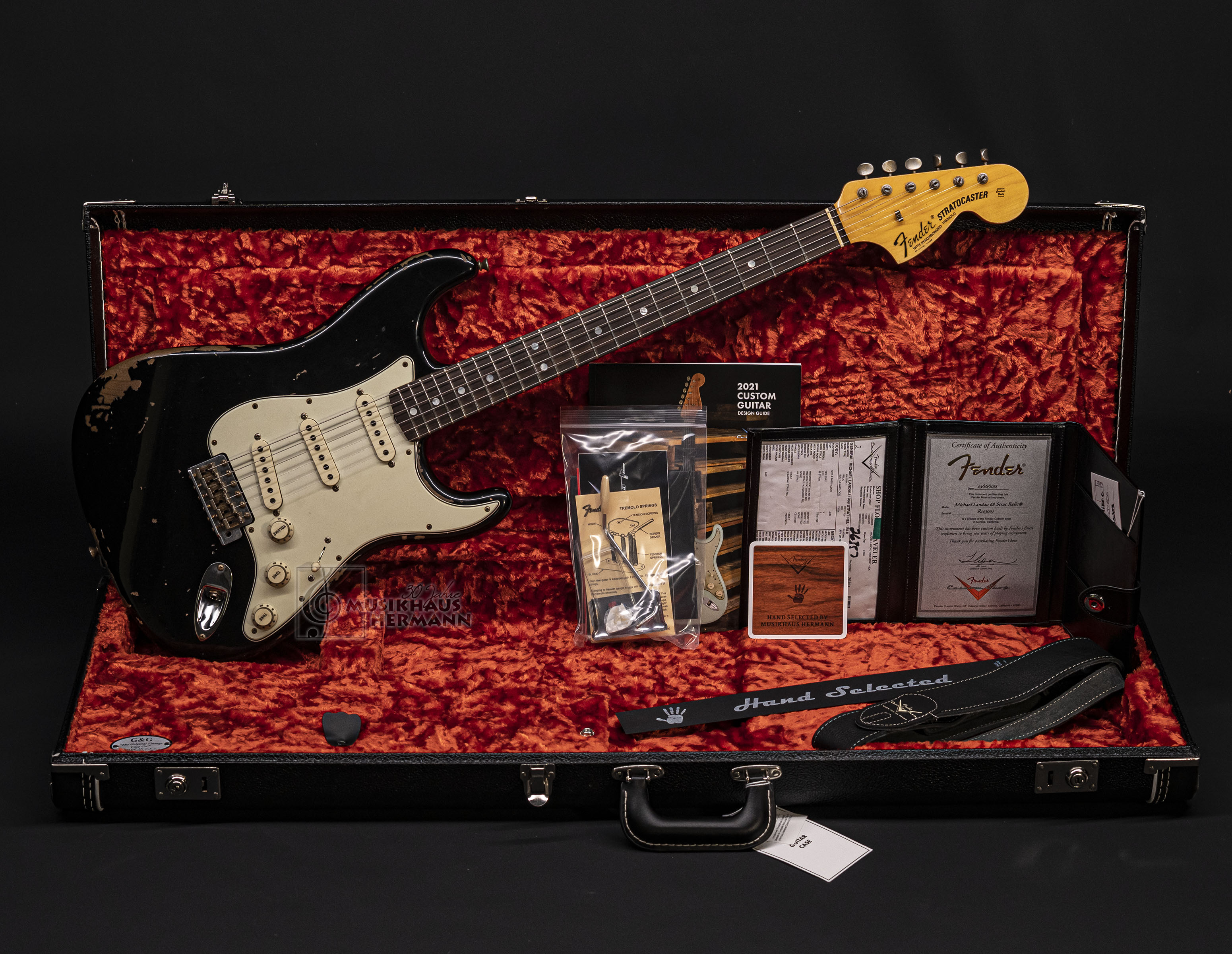 Fender Custom Shop Michael Landau 1968 Stratocaster - Black