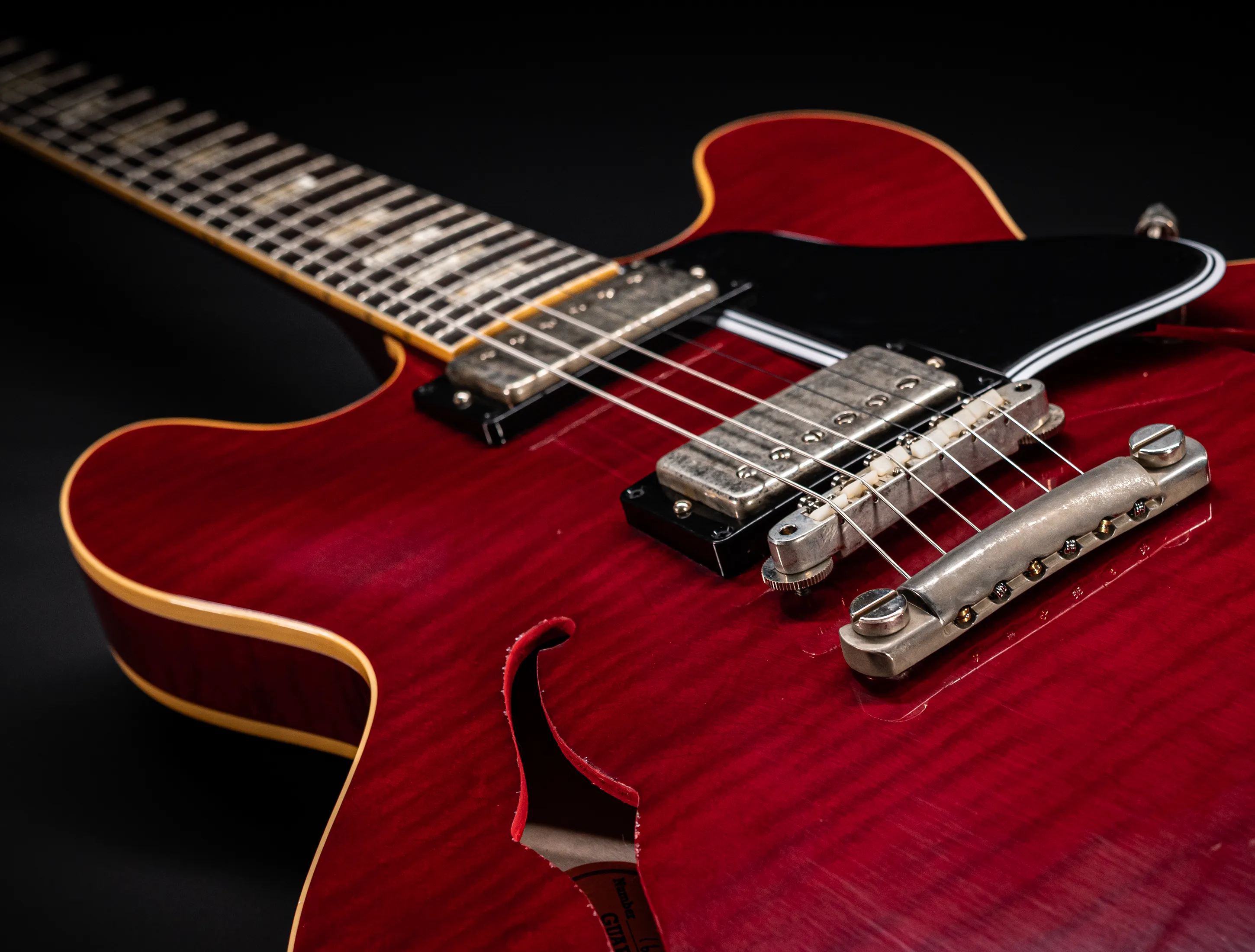 Gibson ES-335 1964 Custom Shop Murphy Lab Ultra Light Aged Figured Maple - Wine Red