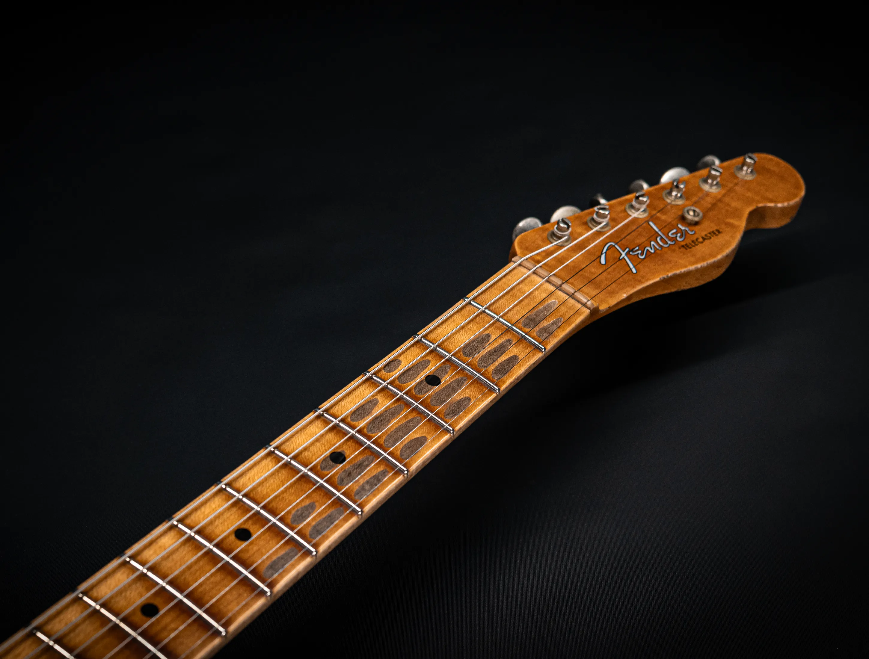 Fender MBD 1952 Humbucker Telecaster Heavy Relic 1pc Ash Body - Butterscotch Blonde