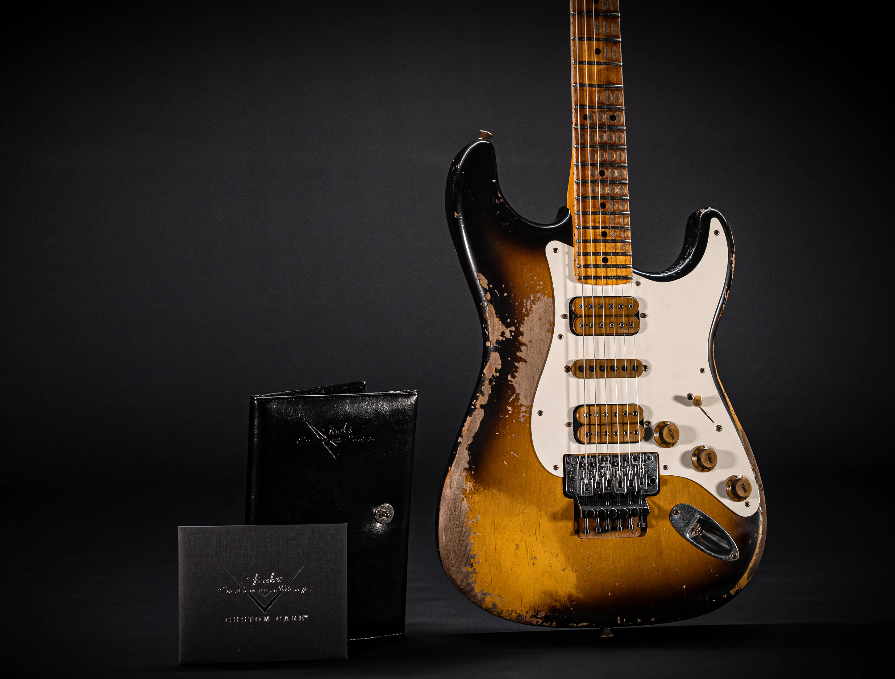 Fender MBD II 1956 FLOYD ROSE Stratocaster MIDAS Super Heavy Relic - Sunburst