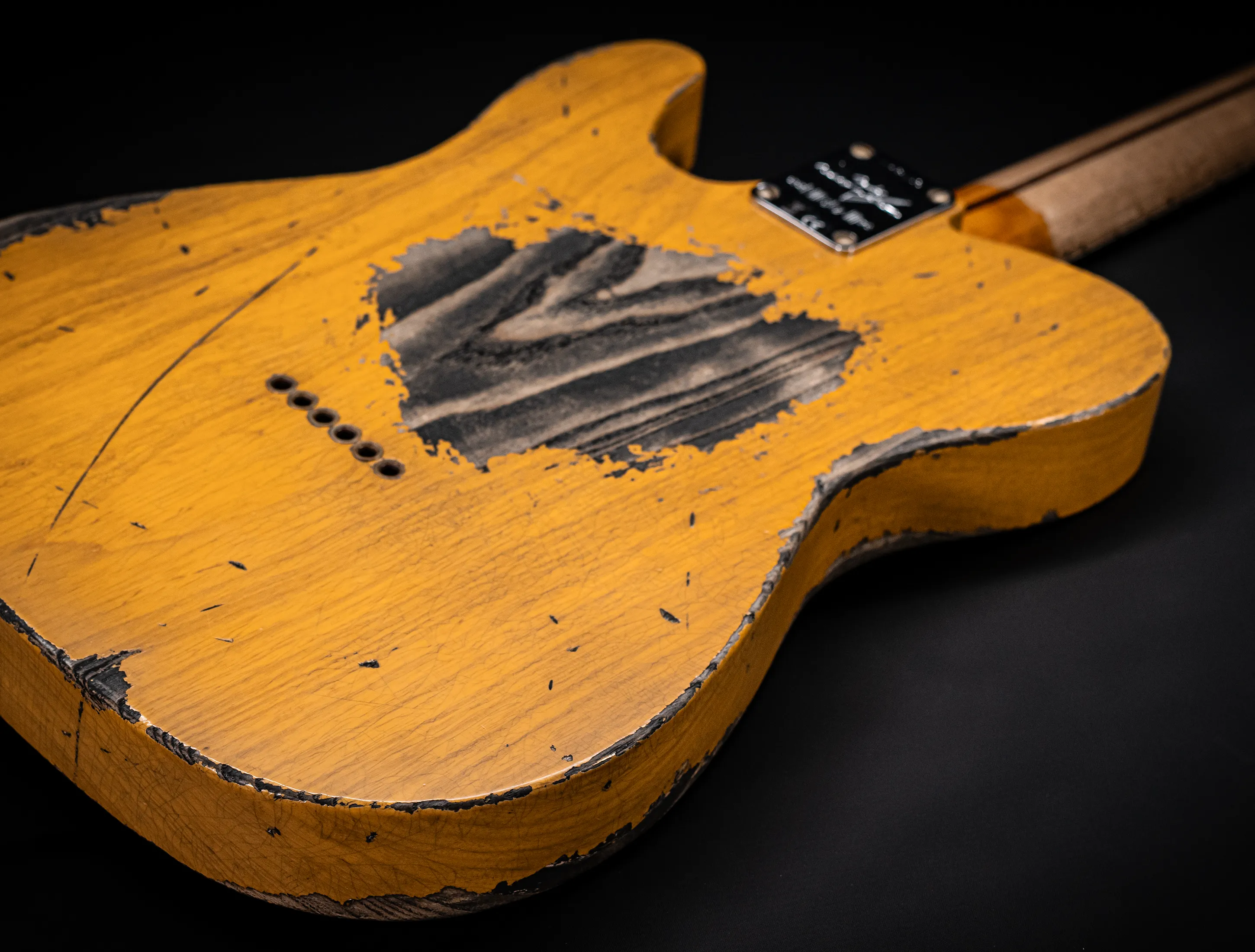 Fender MBD II 1952 Humbucker Telecaster Super Heavy Relic 1pc. Ash Body - Butterscotch Blonde