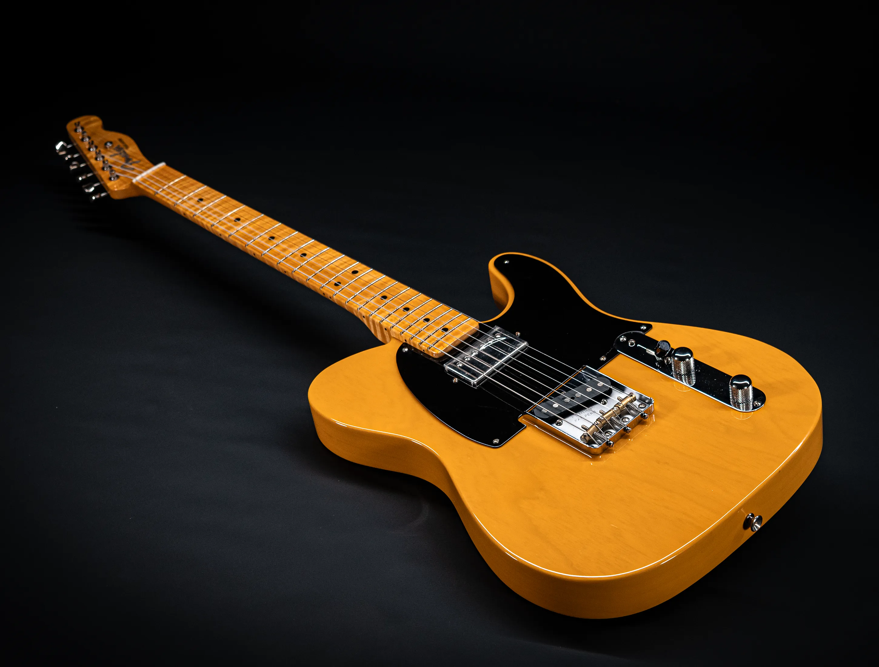 Fender MBD 1952 Humbucker Telecaster GLOSS NOS flame Neck - Butterscotch Blonde