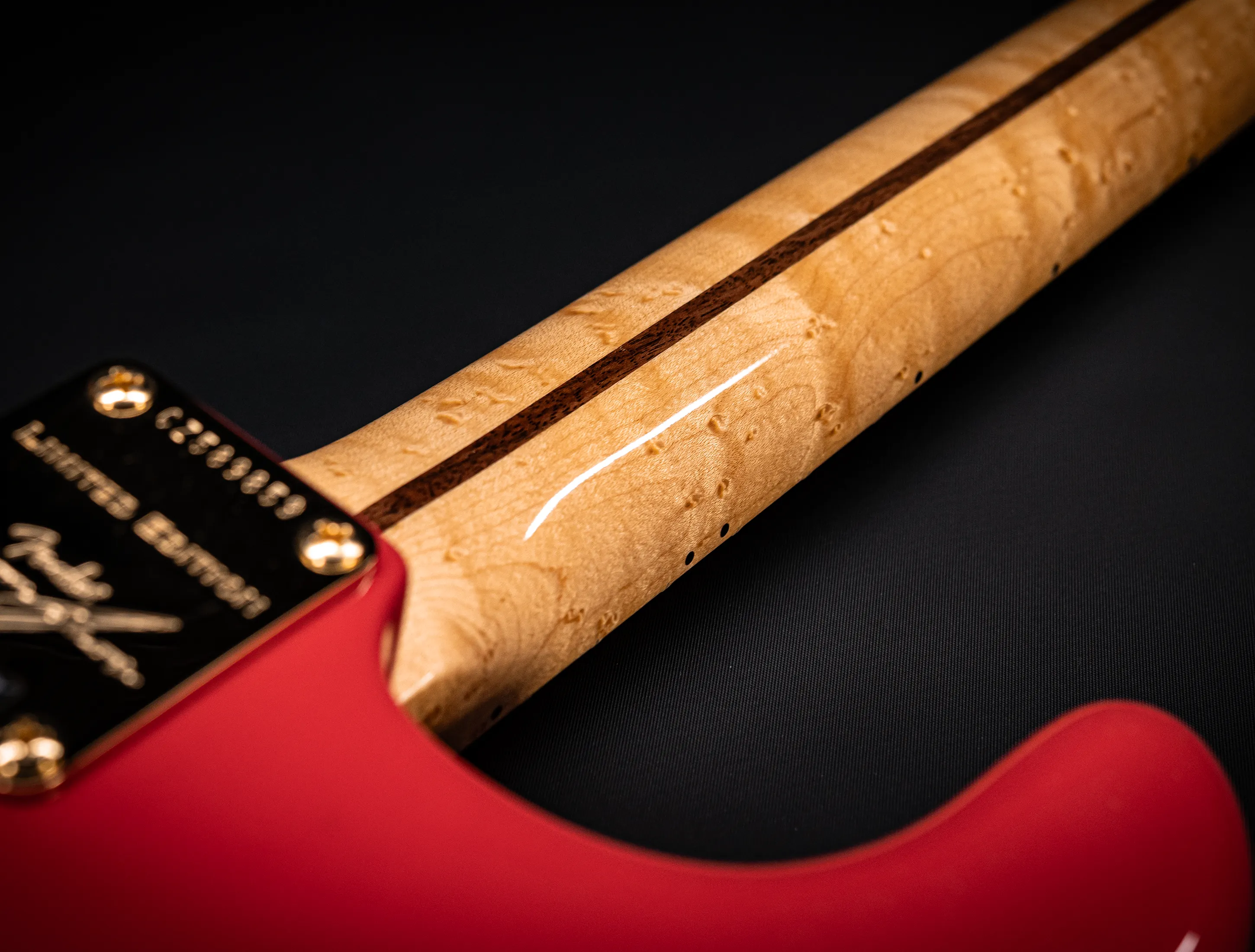Fender 1959 Limited Stratocaster NOS Birdseye Neck Gold Hardware - Fiesta Red