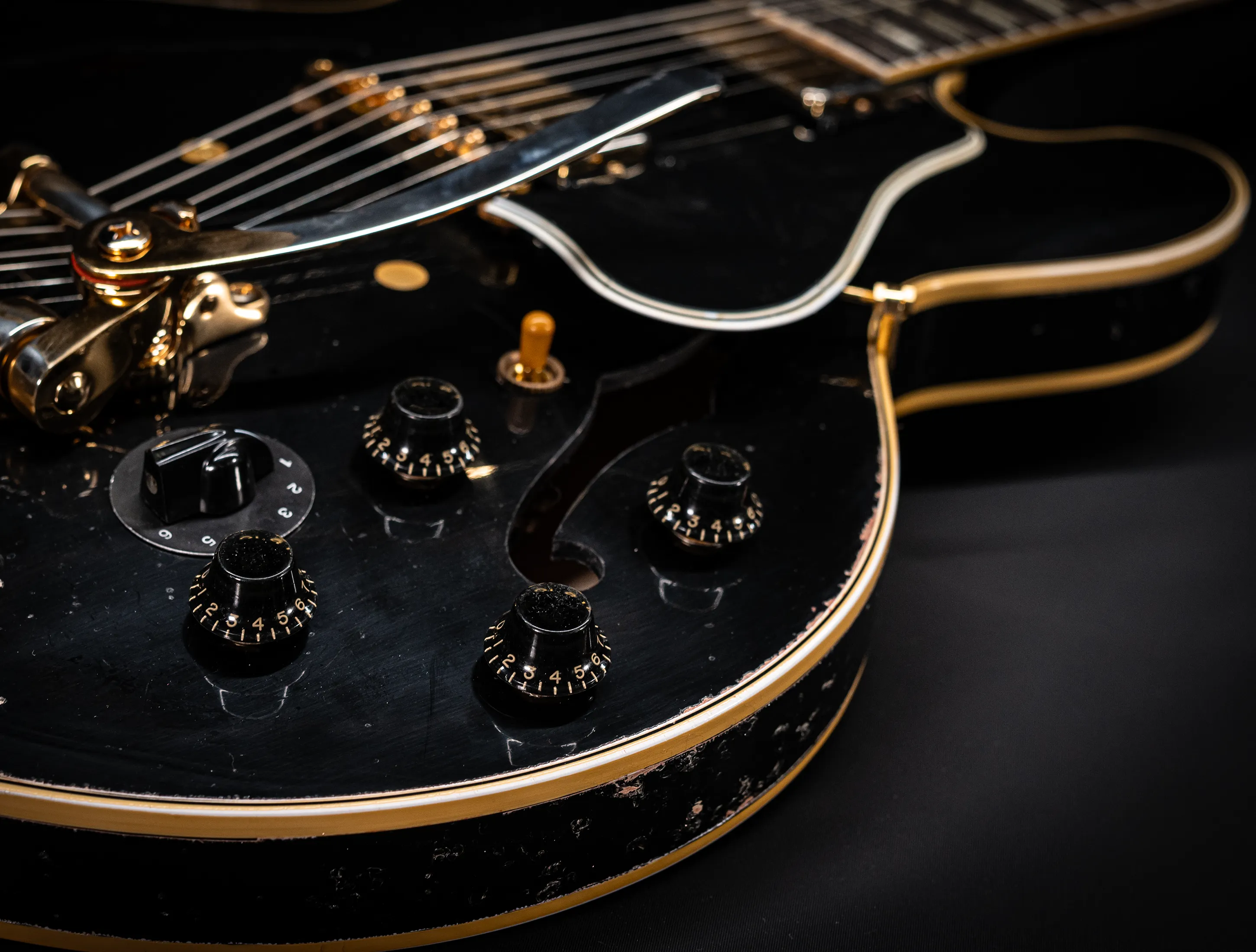 Gibson ES-345 1959 Bigsby Varitone Custom Shop Murphy Lab Heavy Aged - Ebony