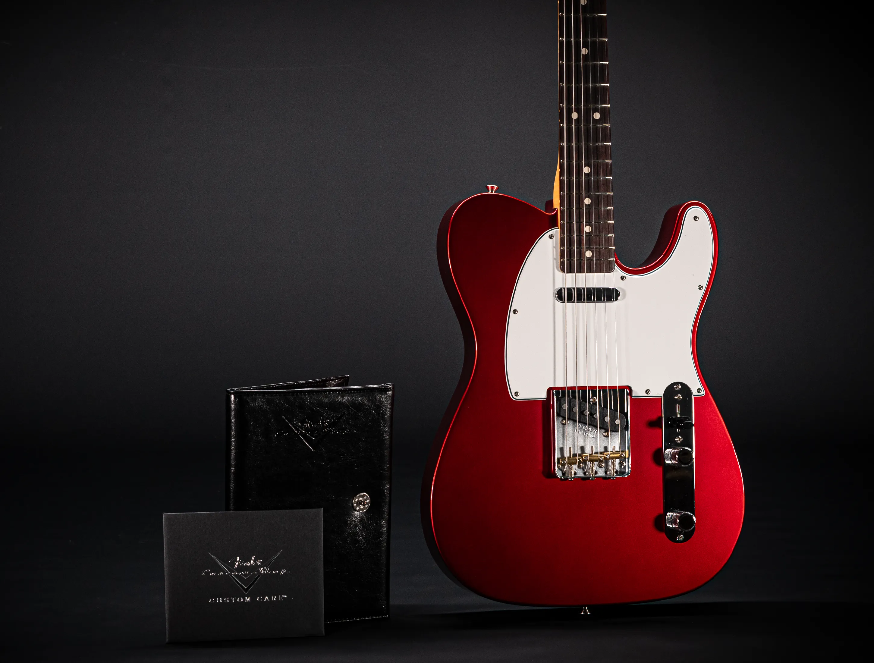 Fender MBD 1963 Telecaster Timeless NOS flame Neck - Candy Apple Red