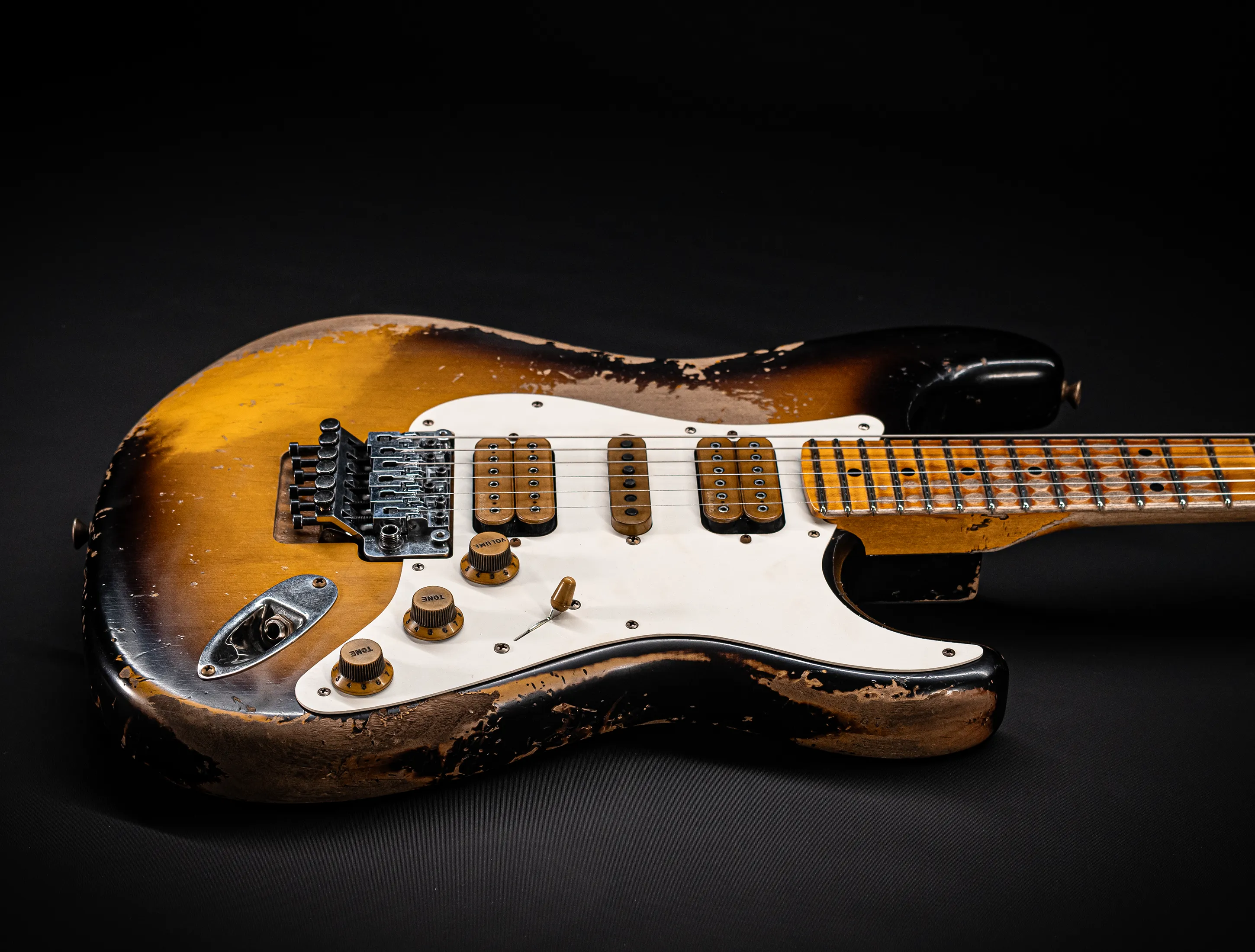 Fender MBD II 1956 FLOYD ROSE Stratocaster MIDAS Super Heavy Relic - Sunburst